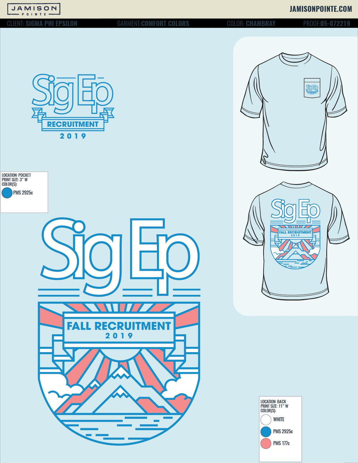 Sigma Phi Epsilon Virginia Tech Fall Rush T-Shirt