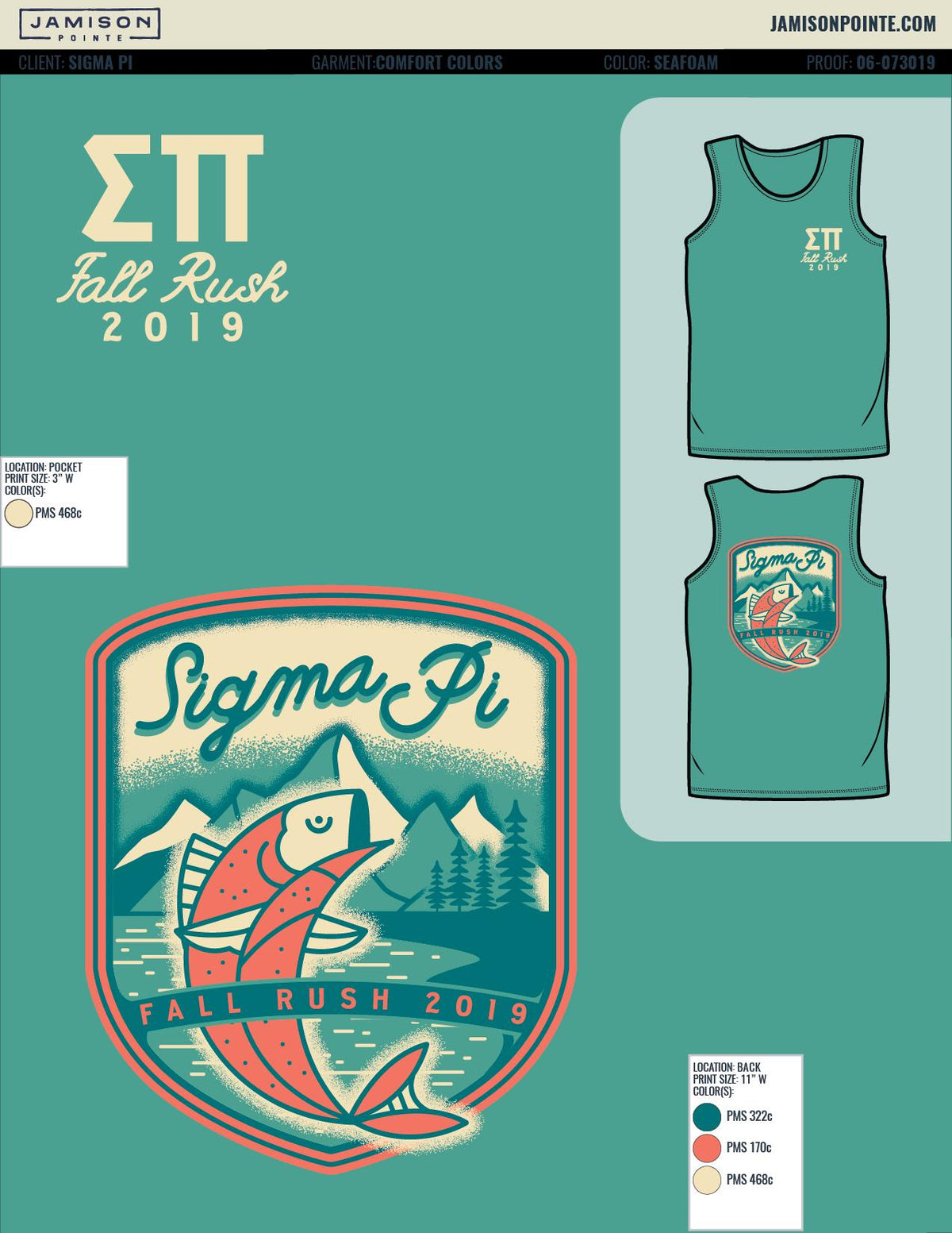 Sigma Pi Ursinus College Fall Rush T-Shirt