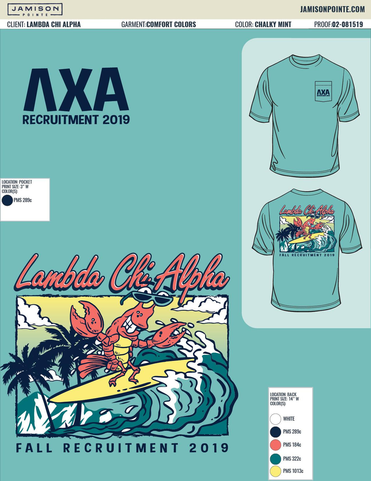 Lambda Chi Alpha Bowling Green State University T-Shirt