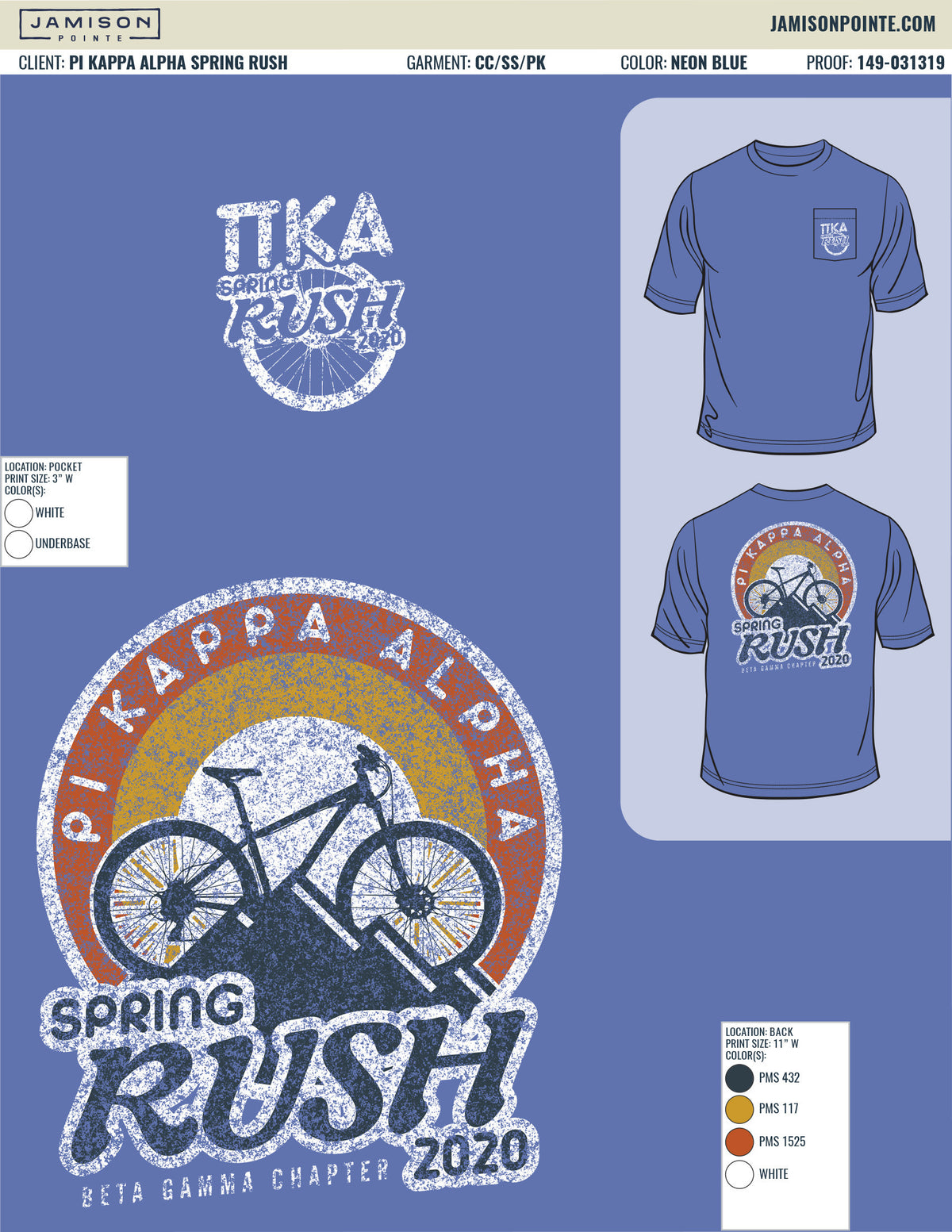 Pi Kappa Alpha Spring Rush T-Shirt