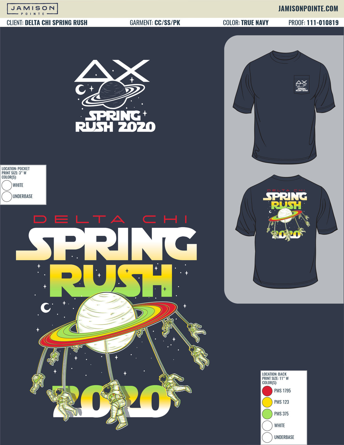 Delta Chi Spring Rush T-Shirt