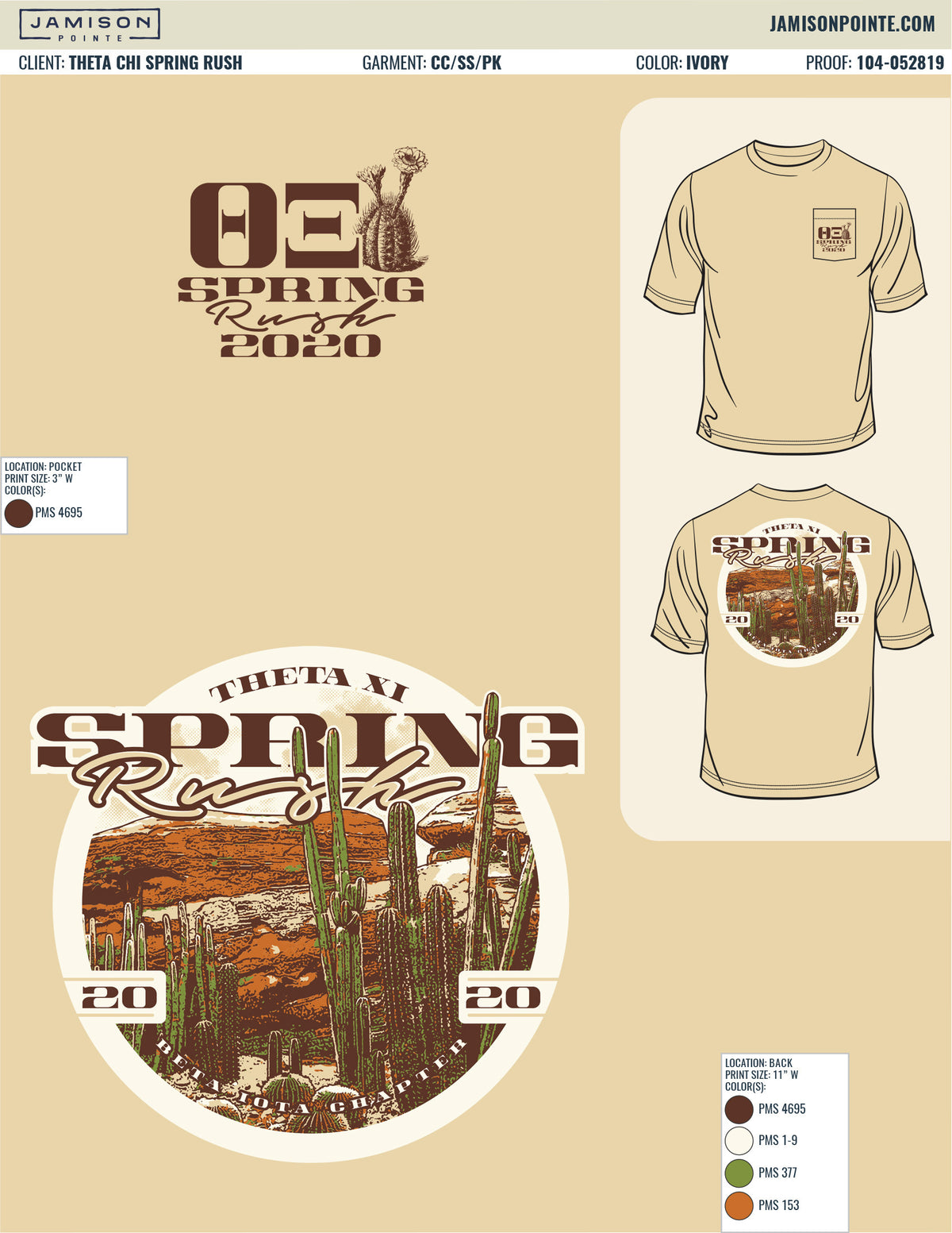 Theta Chi Spring Rush T-Shirt