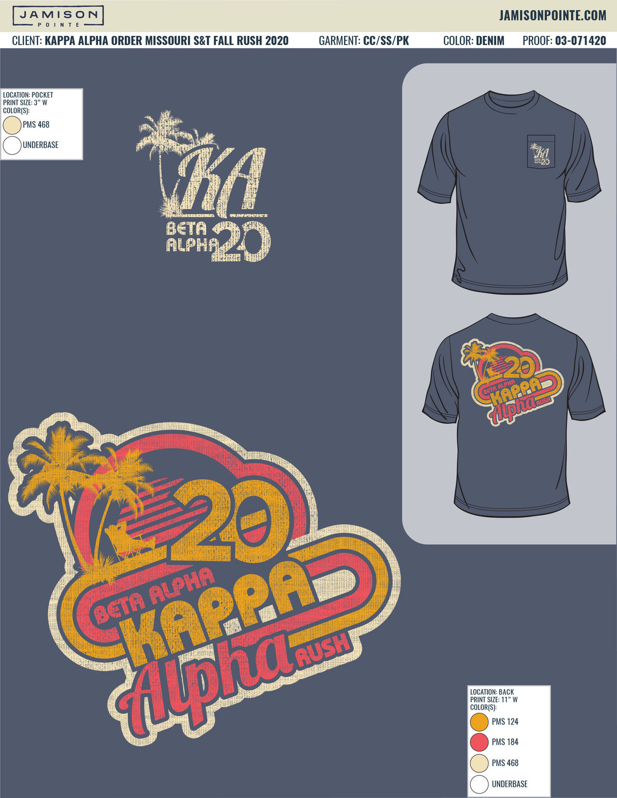 Kappa Alpha Order Missouri S&amp;T Fall Rush T-Shirt