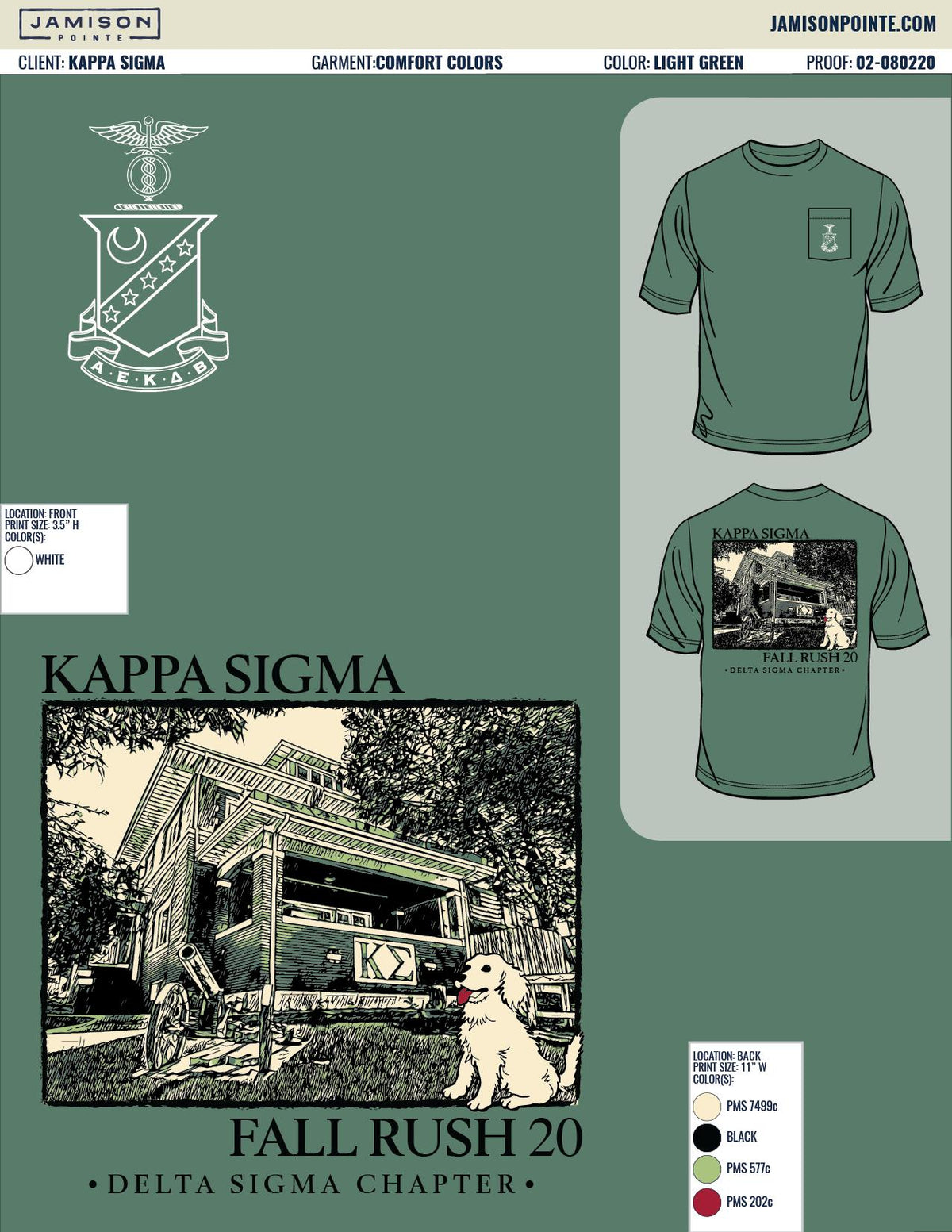 Kappa Sigma University of Utah Fall Rush T-Shirt