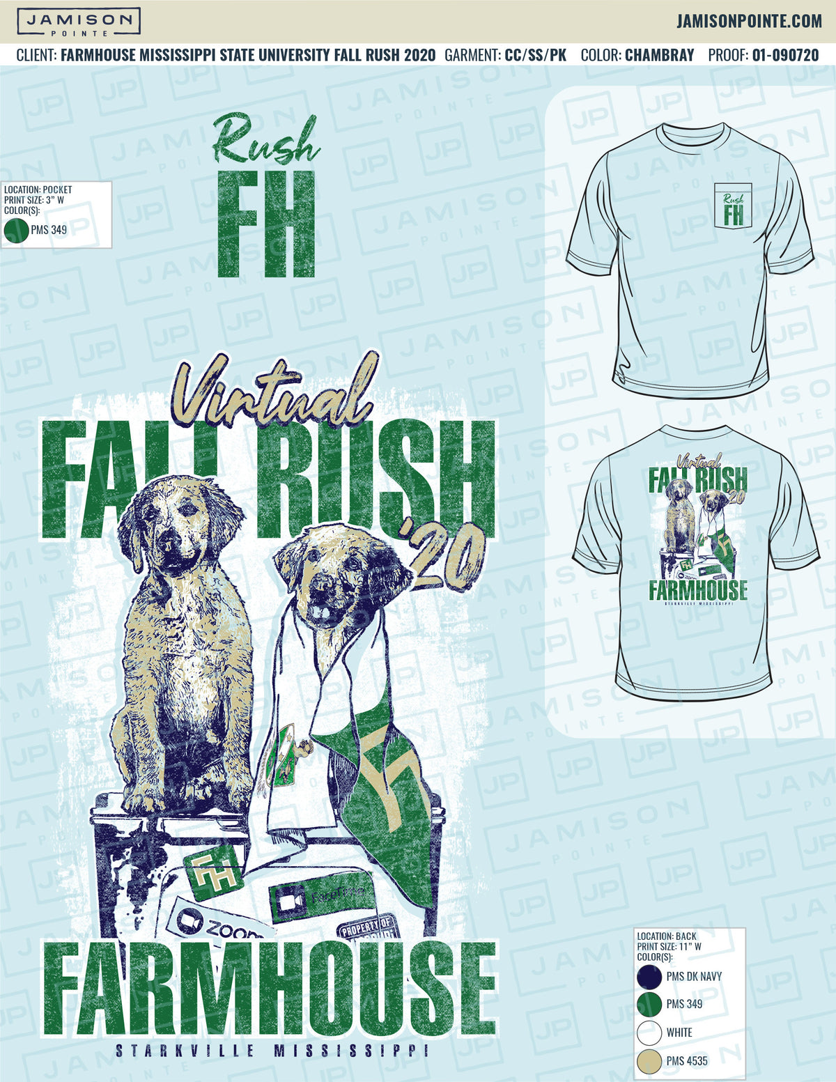 FarmHouse Mississippi State University Fall Rush T-Shirt