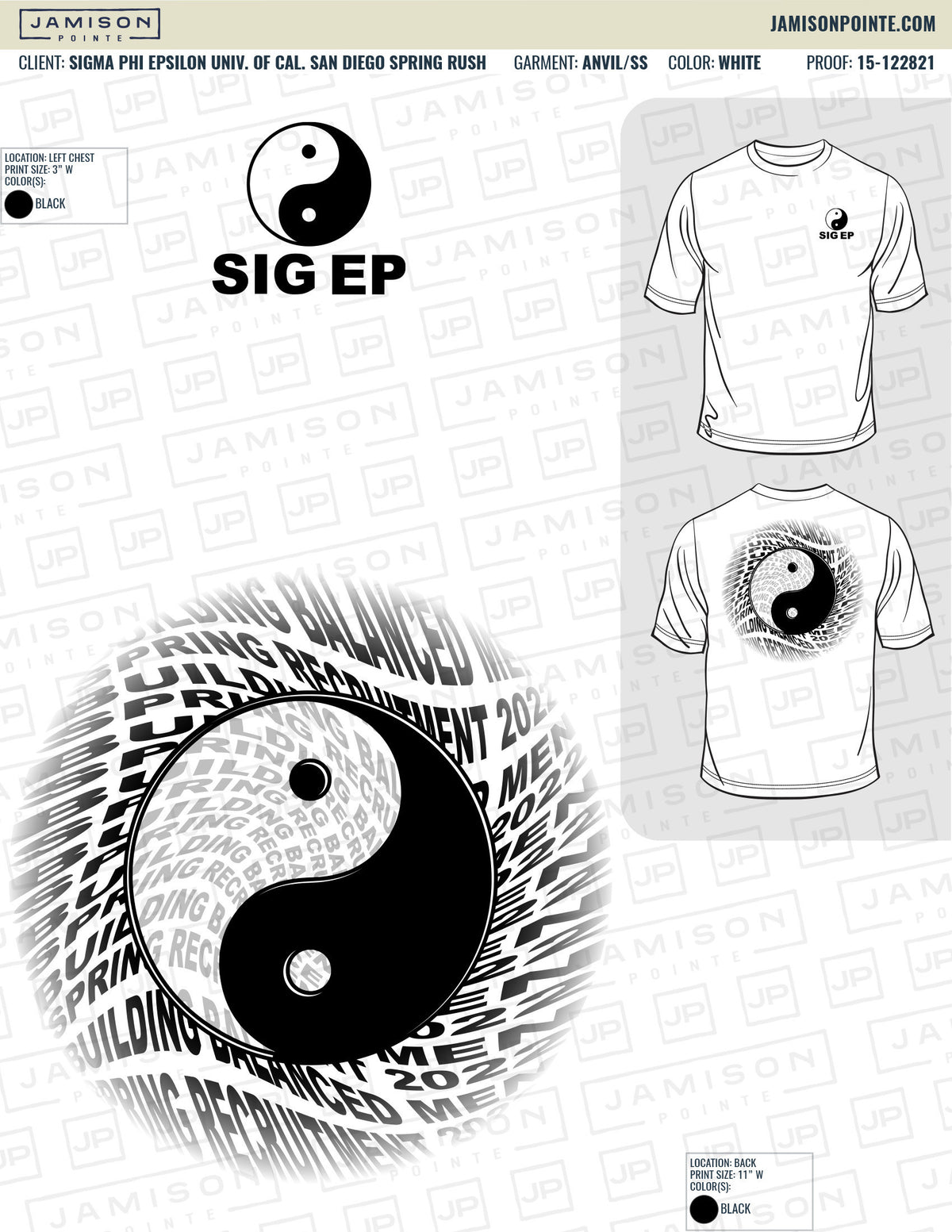 Sigma Phi Epsilon University of California San Diego Spring T-Shirt