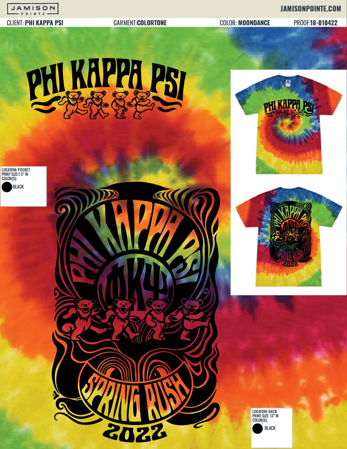 Phi Kappa Psi University of Oklahoma Spring Rush T-Shirt