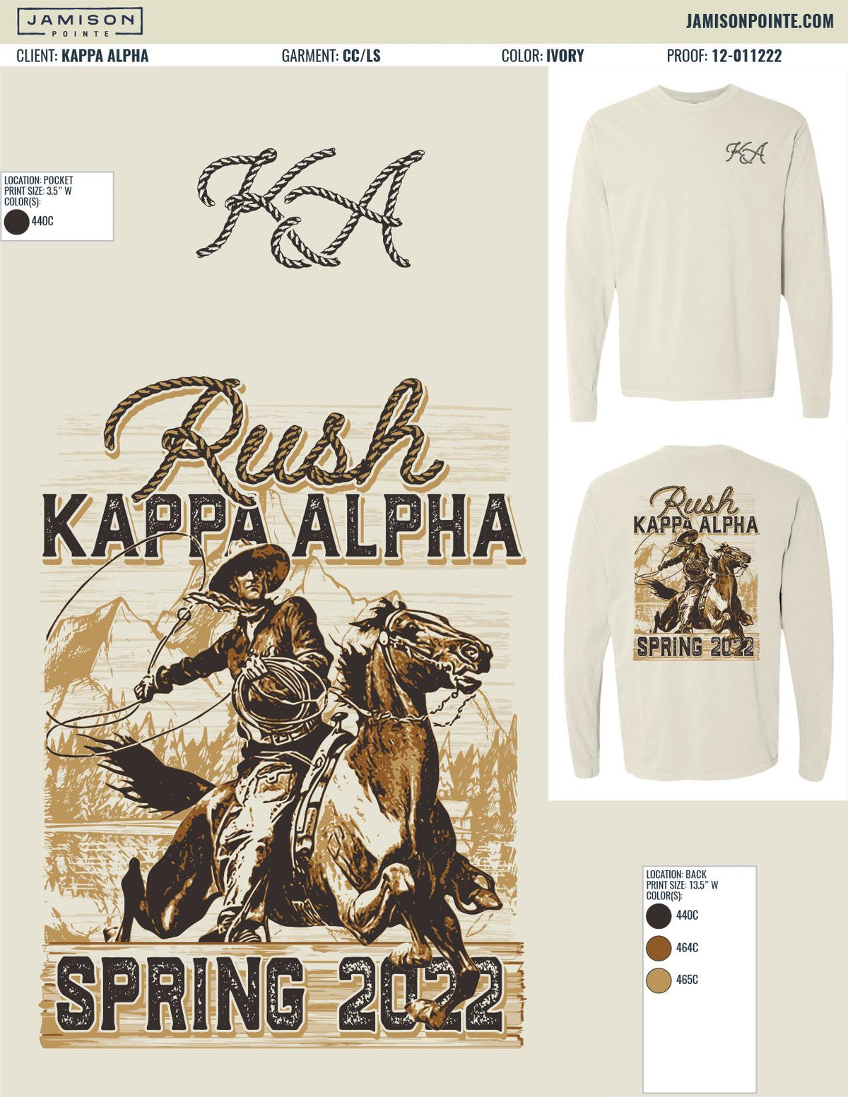 Kappa Alpha Order Baylor University Rush T-Shirt