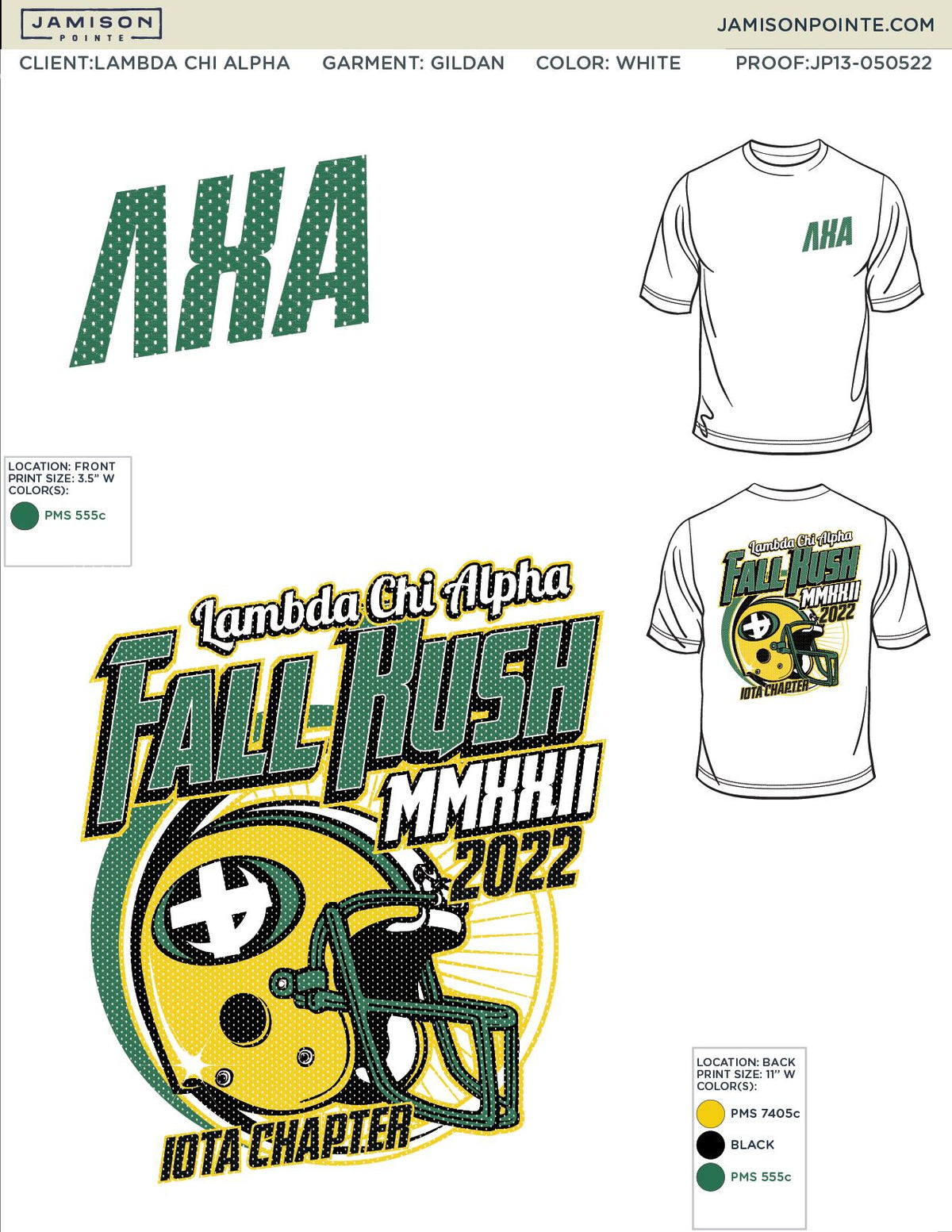 Lambda Chi Alpha University of Iowa Fall Rush Shirts T-Shirt