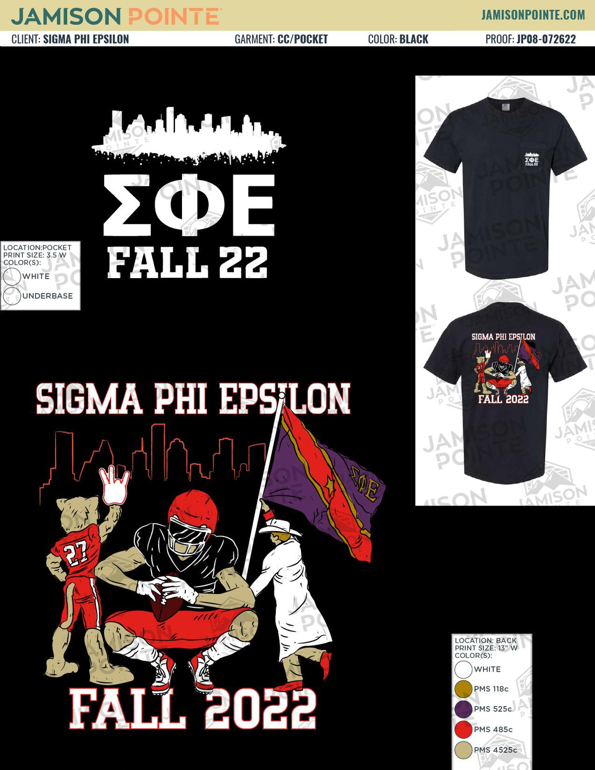 Sigma Phi Epsilon University of Houston Fall Rush T-Shirt