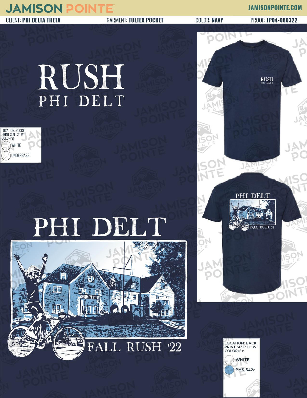 Phi Delta Theta Indiana University Bloomington Fall Rush T-Shirt