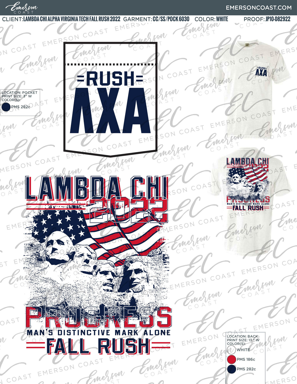 Lambda Chi Alpha Virginia Tech Fall Rush T-Shirt