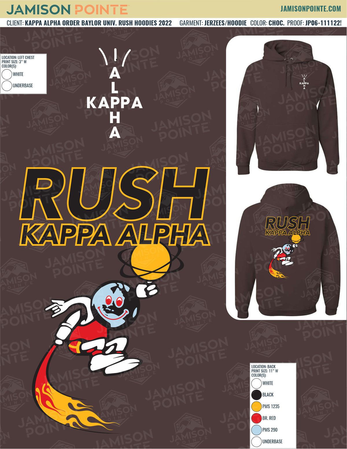 Kappa Alpha Order Baylor University Rush Hoodies
