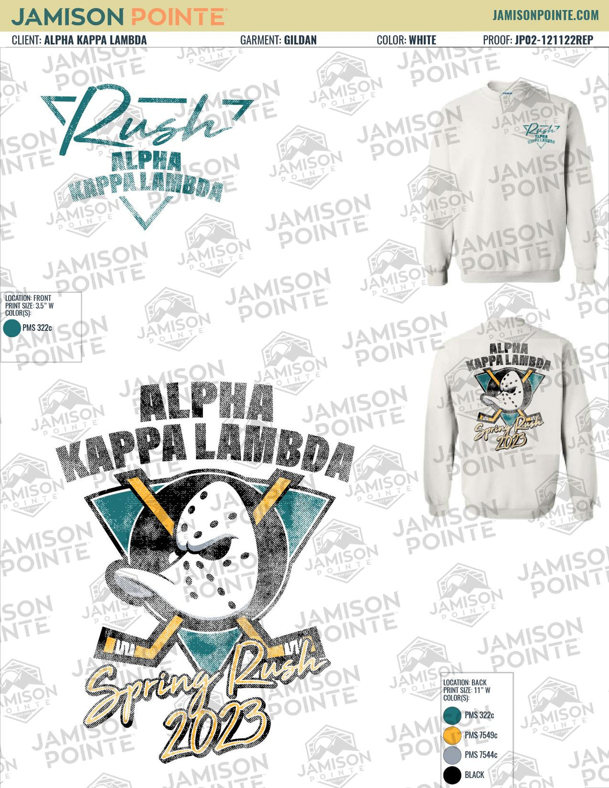 Alpha Kappa Lambda University of Connecticut Spring Rush T-Shirt
