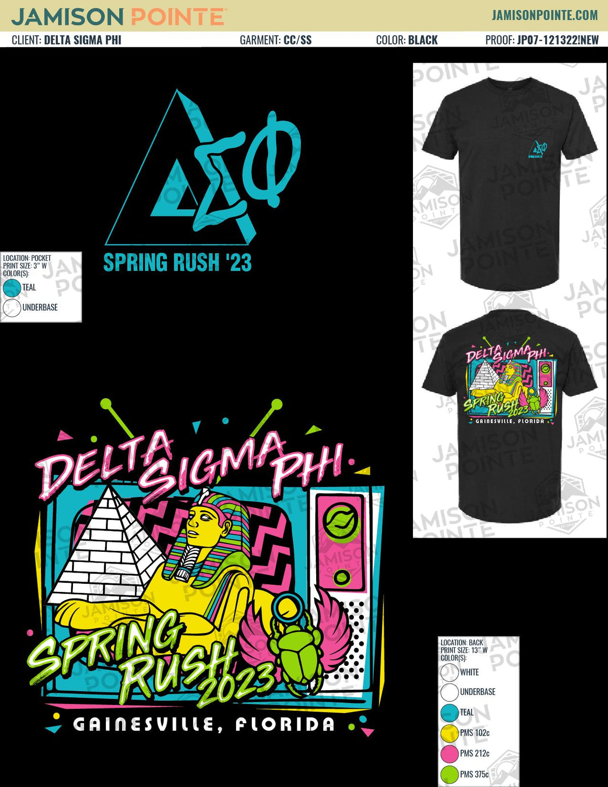 Delta Sigma Phi University Of Florida Spring Rush T-Shirt