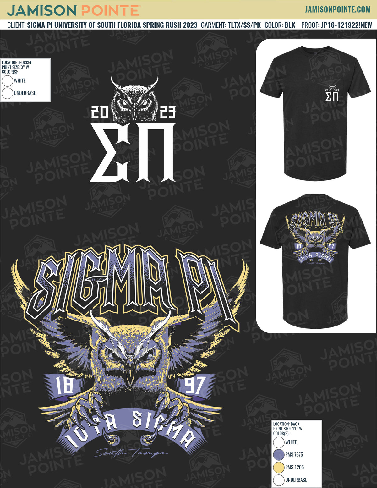 Sigma Pi University of South Florida Spring Rush T-Shirt