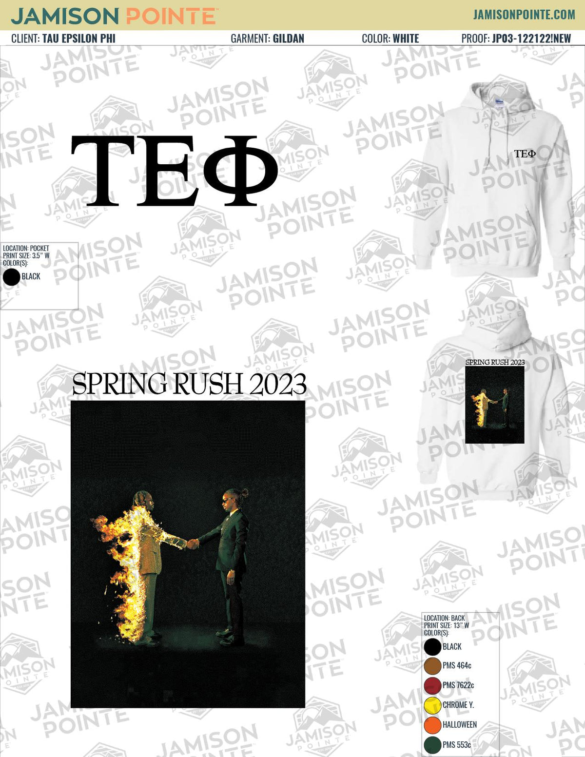 Tau Epsilon Phi Indiana University Bloomington Spring Rush Hoodies