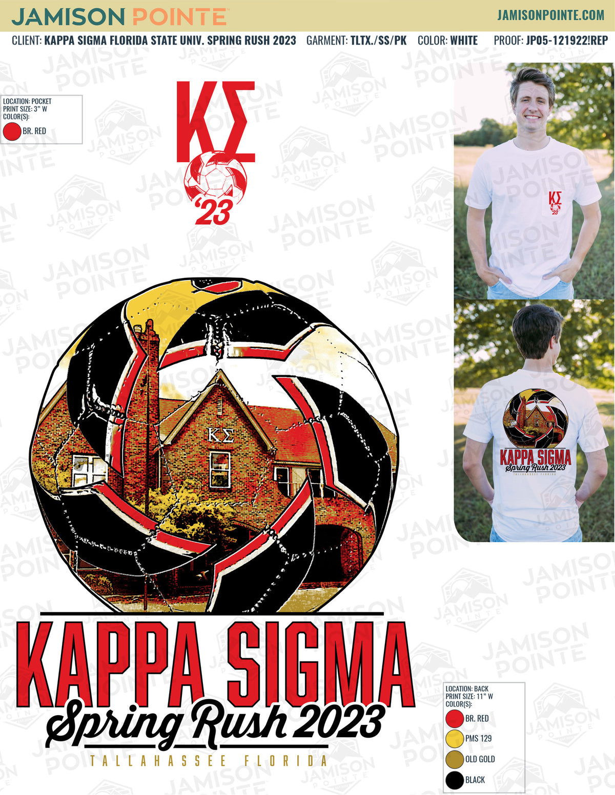 Kappa Sigma Florida State University Spring Rush T-Shirt