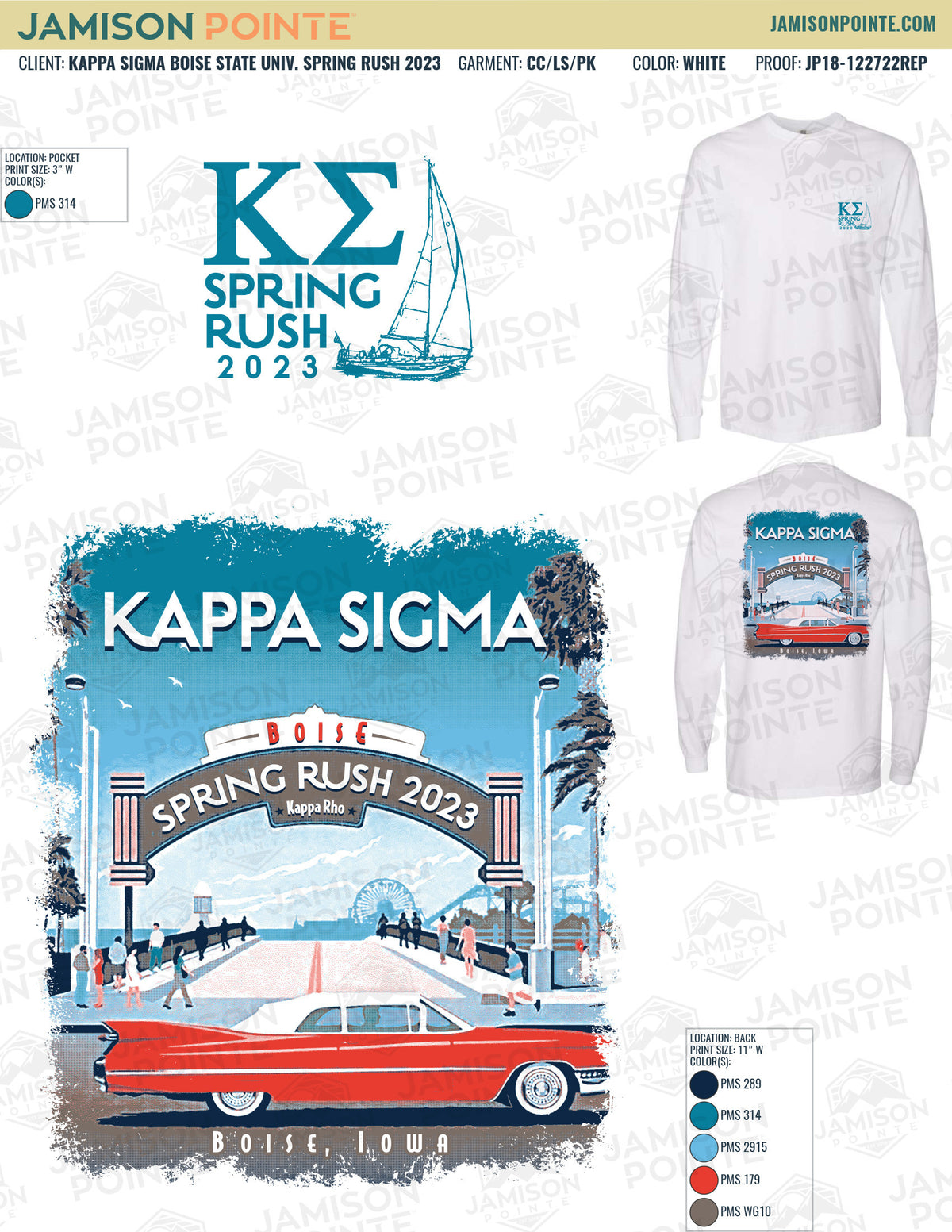Kappa Sigma Boise State University Spring Rush T-Shirt