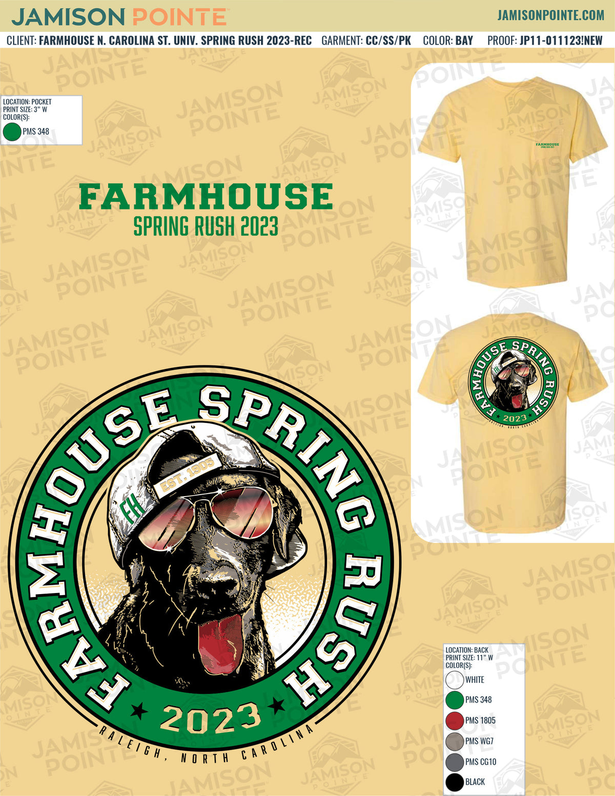FarmHouse North Carolina State University Spring Rush T-Shirt