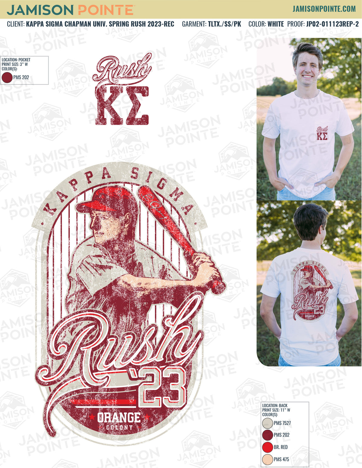 Kappa Sigma Chapman University Spring Rush T-Shirt