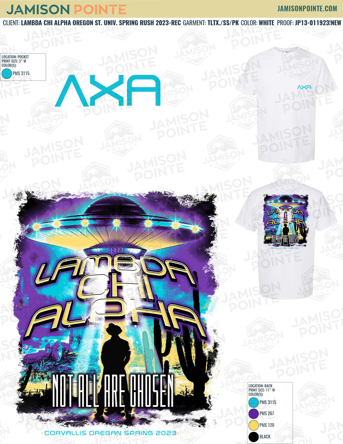 Lambda Chi Alpha Oregon State University Spring Rush T-Shirt