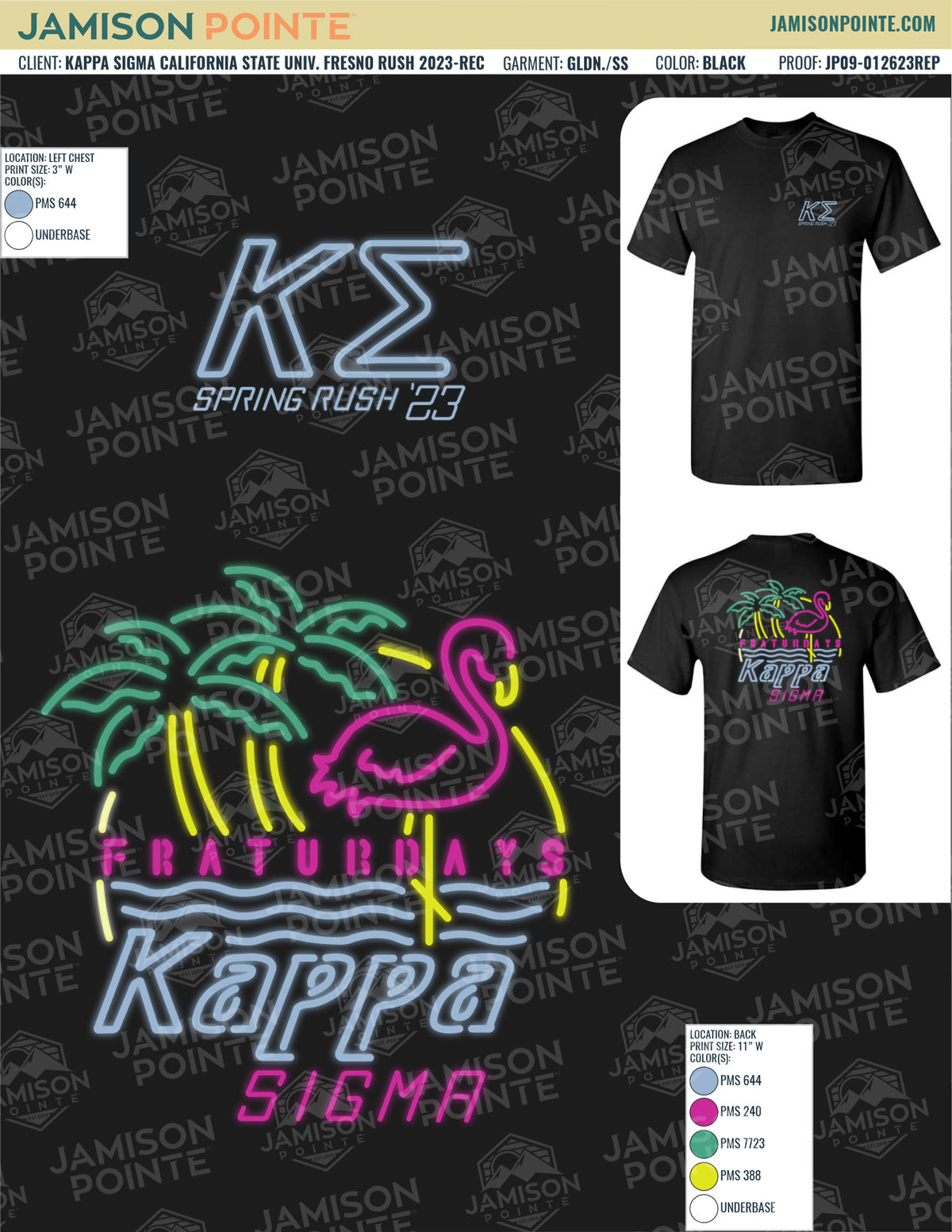 Kappa Sigma California State University Fresno Rush T-Shirt
