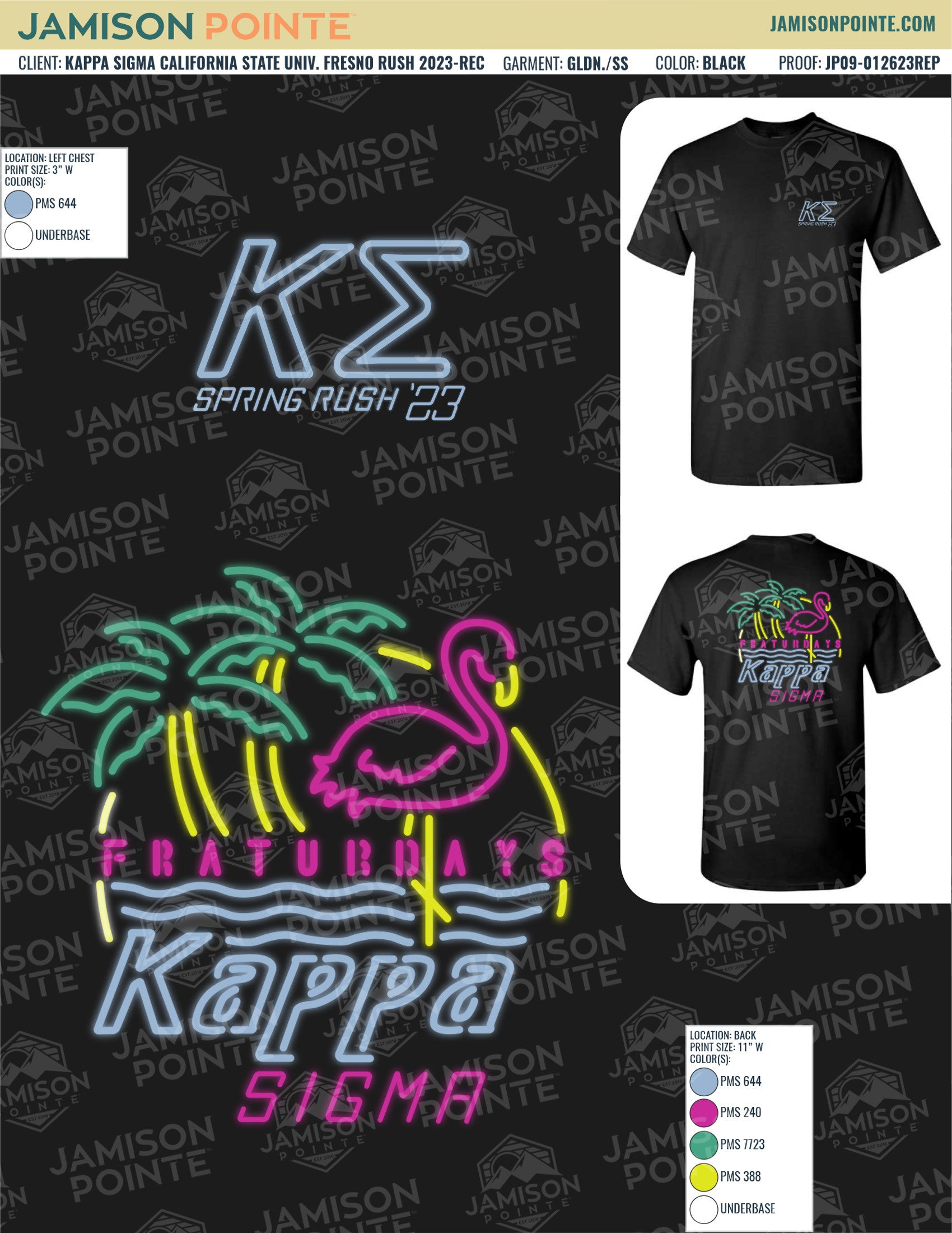 Kappa Sigma California State University Fresno Rush T-Shirt