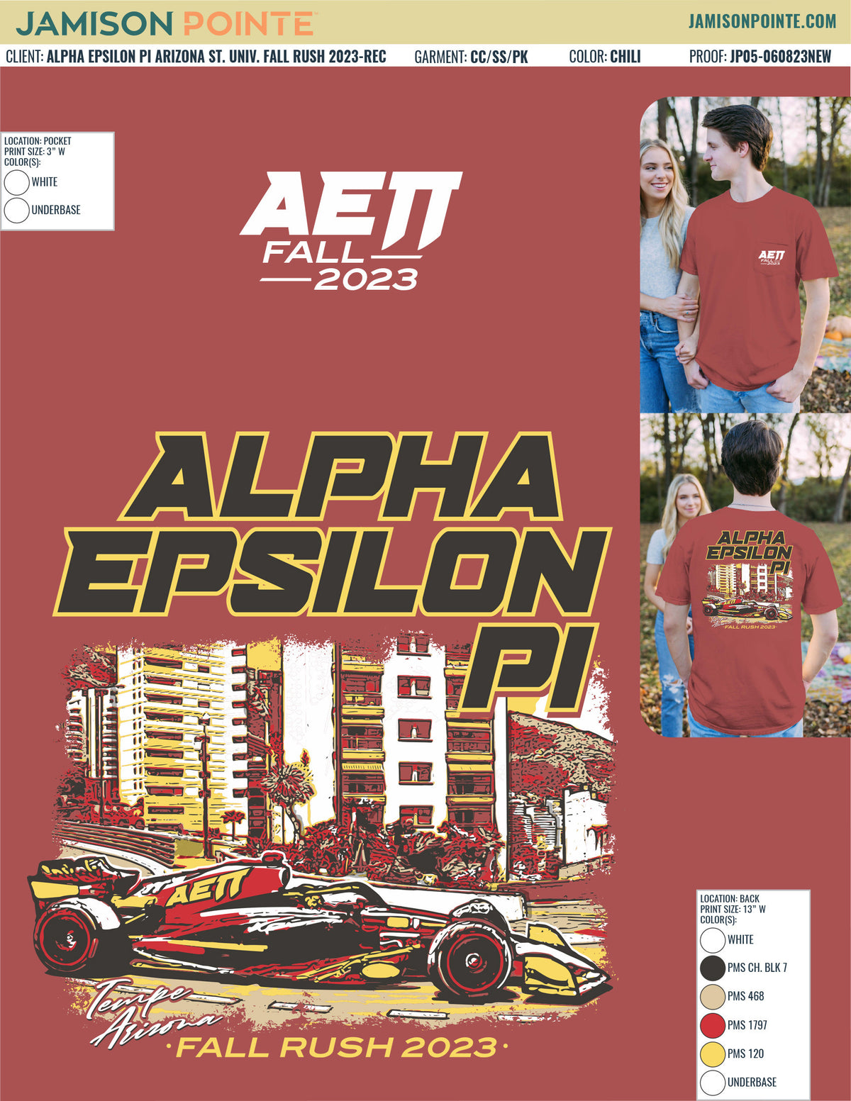 Alpha Epsilon Pi Arizona State University Fall Rush T-Shirt