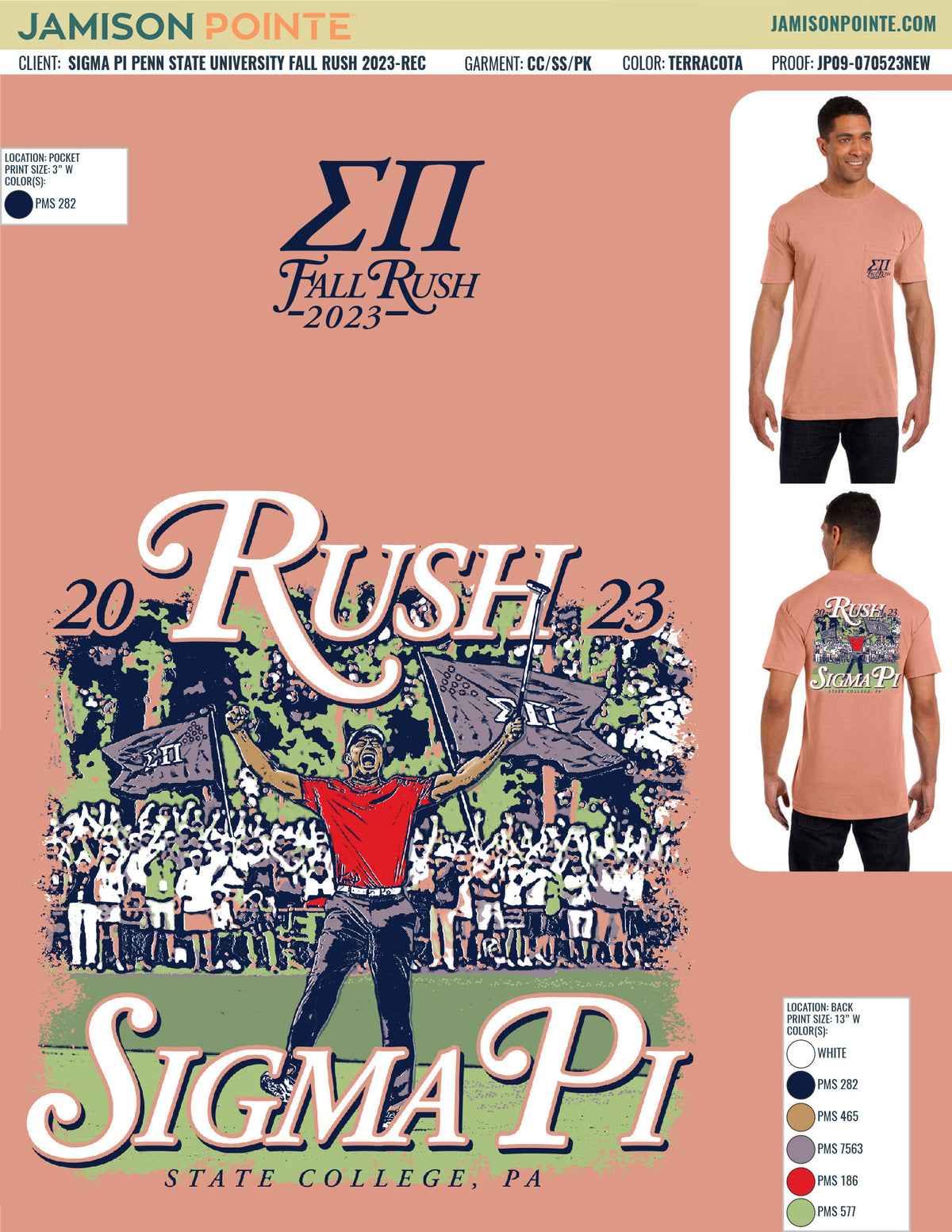 Sigma Pi Penn State University Fall Rush T-Shirt