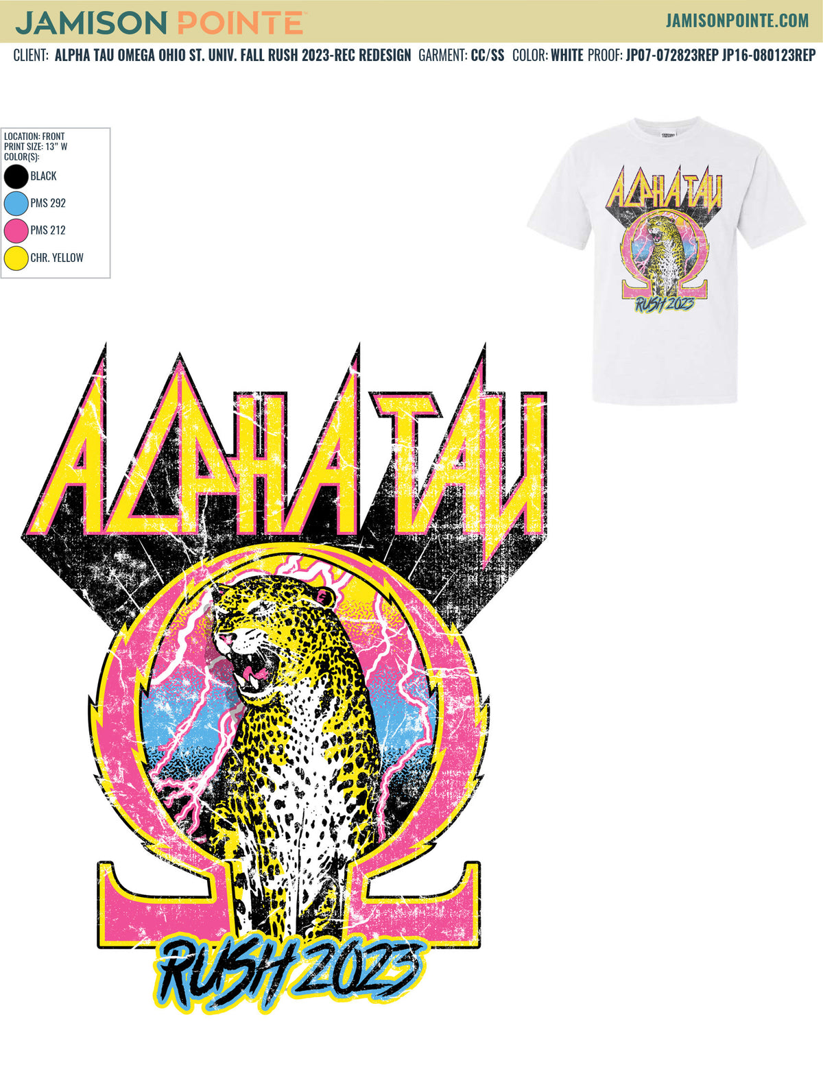 Alpha Tau Omega Ohio State University Fall Rush T-Shirt