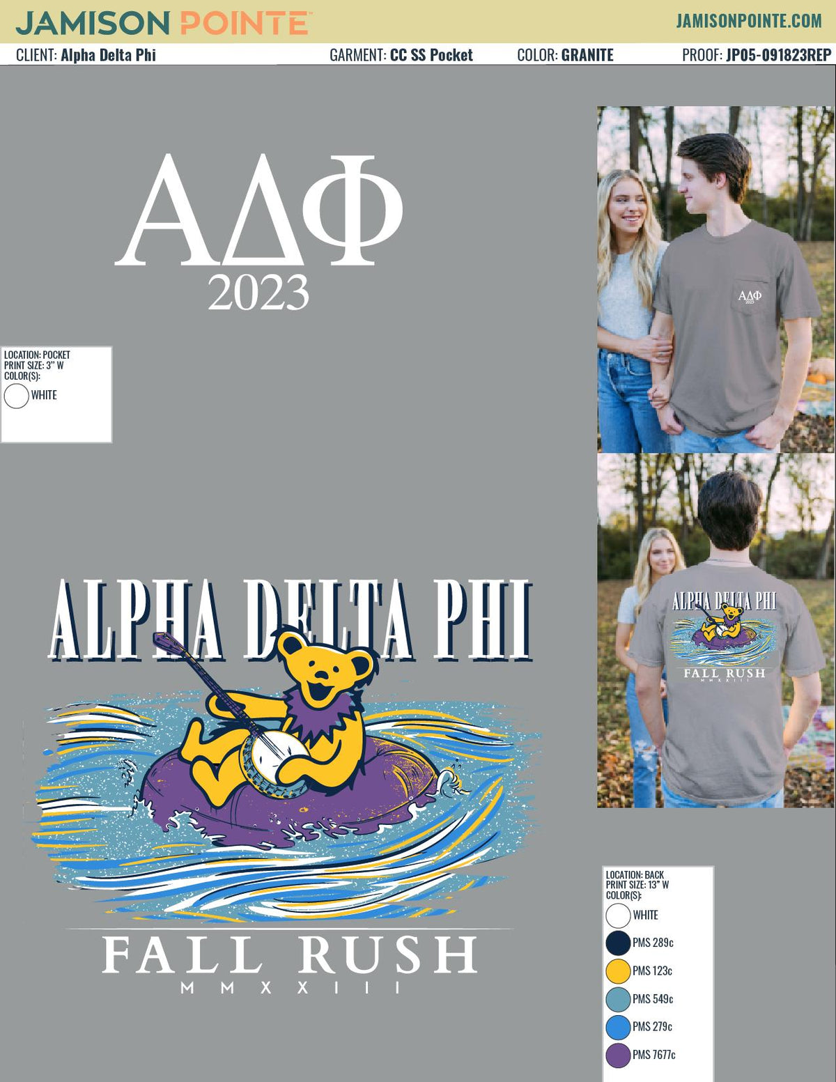 Alpha Delta Phi University of Alabama Fall Rush T-Shirt