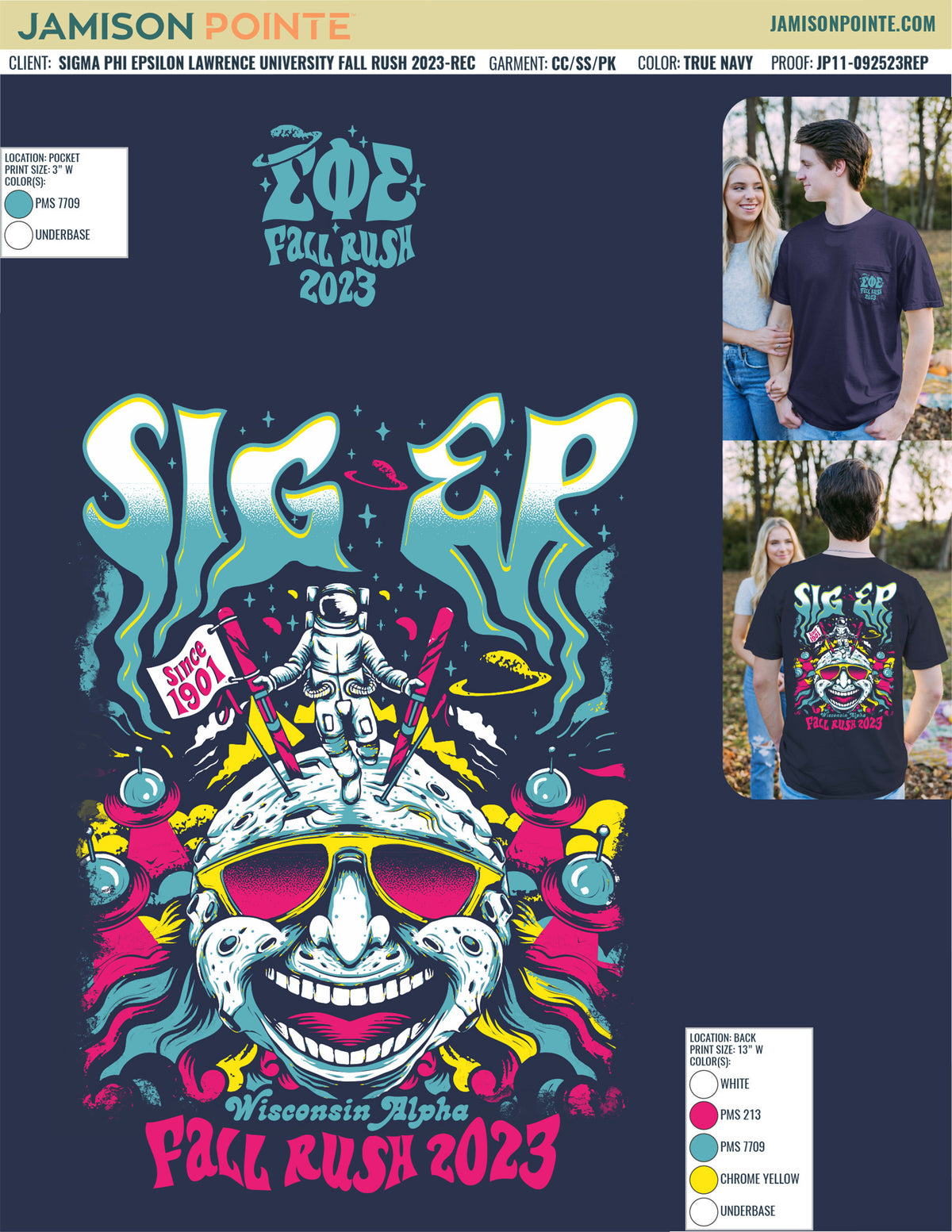 Sigma Phi Epsilon Lawrence University Fall Rush T-Shirt