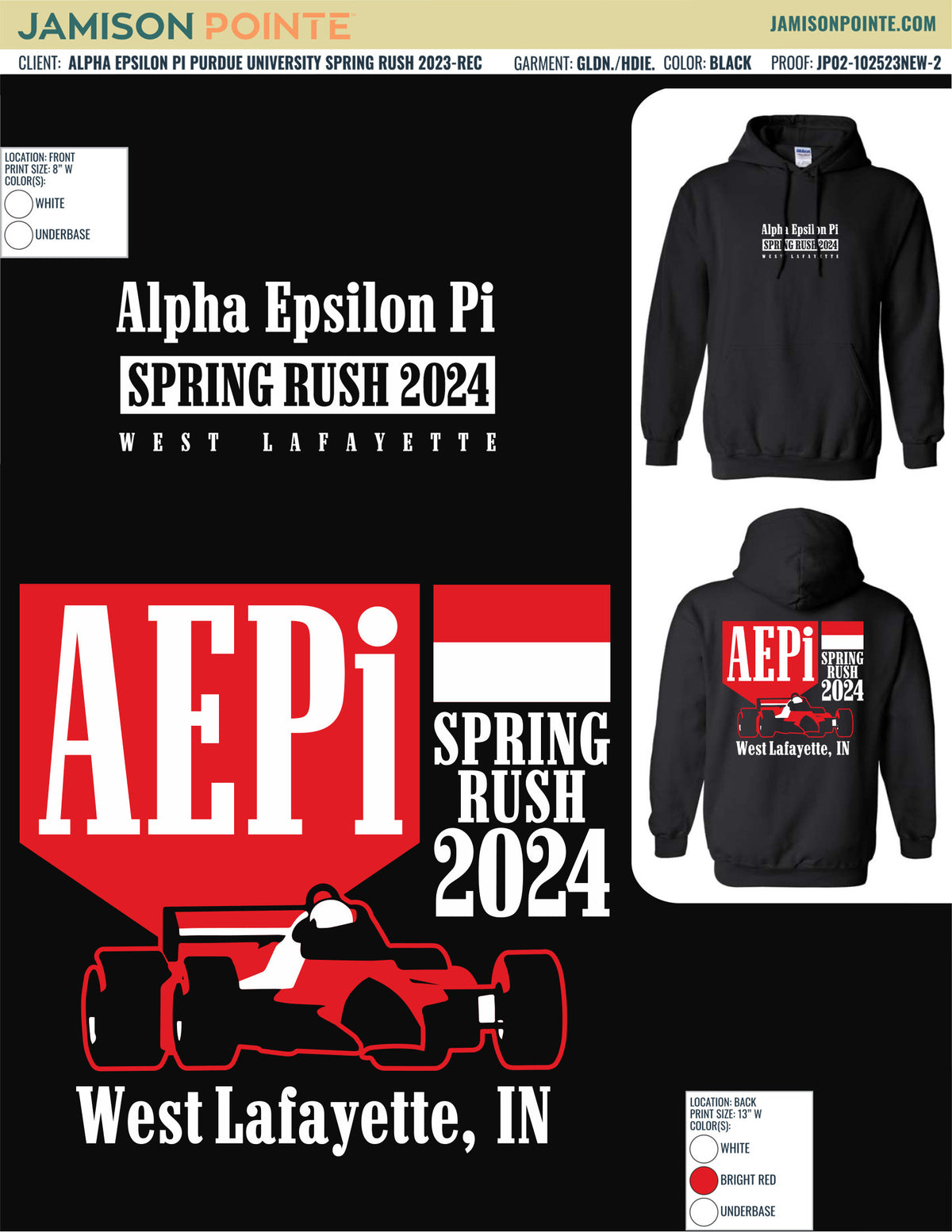 Alpha Epsilon Pi Purdue University Spring Rush T-Shirt