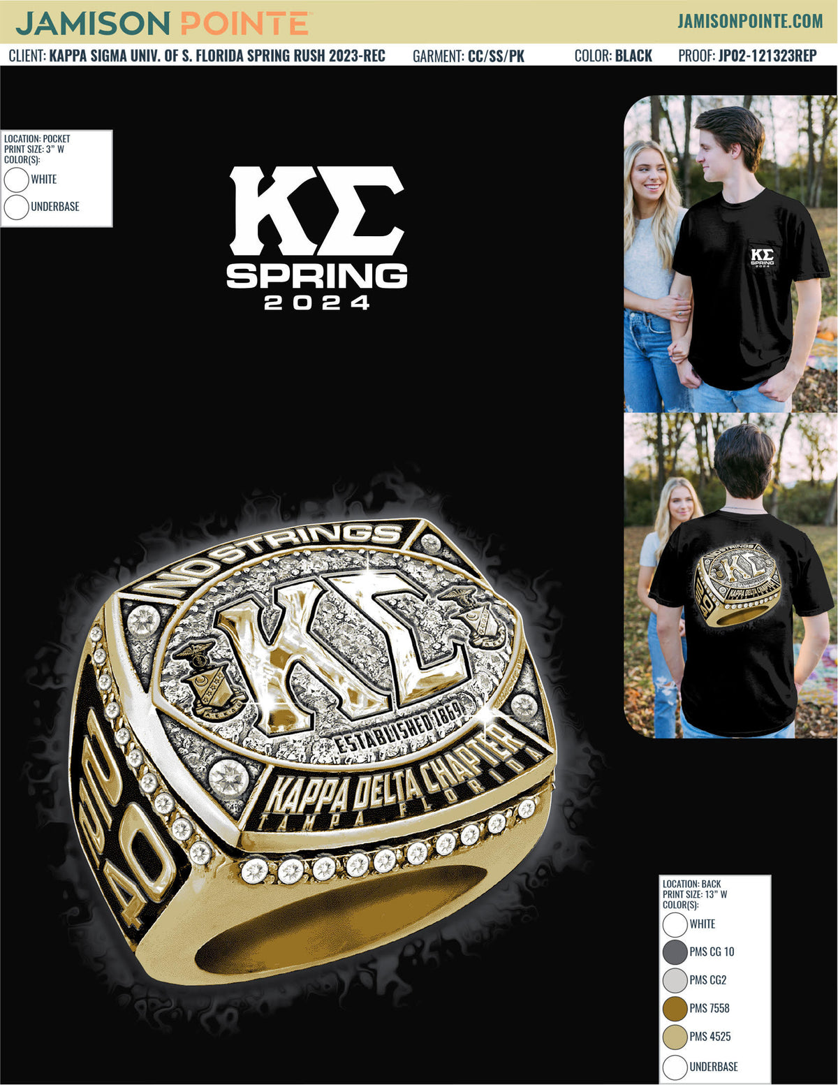 Kappa Sigma University of South Florida Spring Rush T-Shirt
