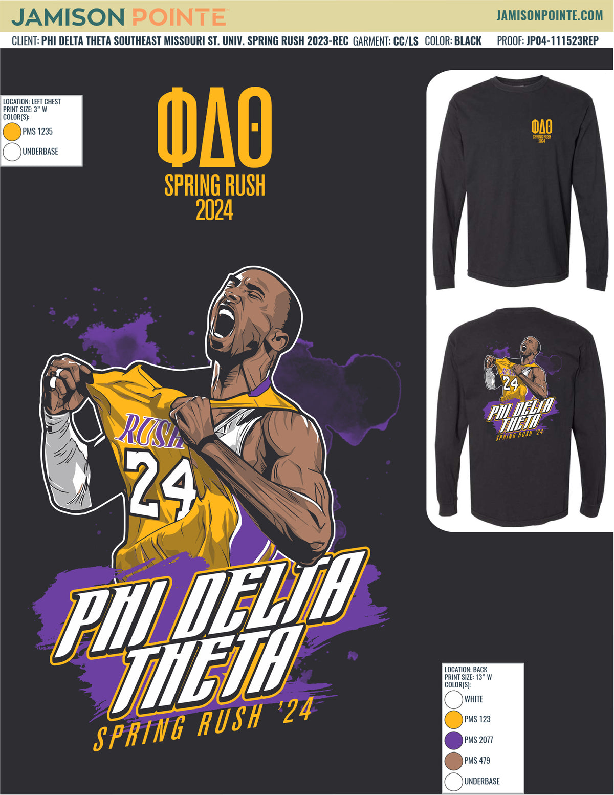 Phi Delta Theta Southeast Missouri State University Spring Rush T-Shirt