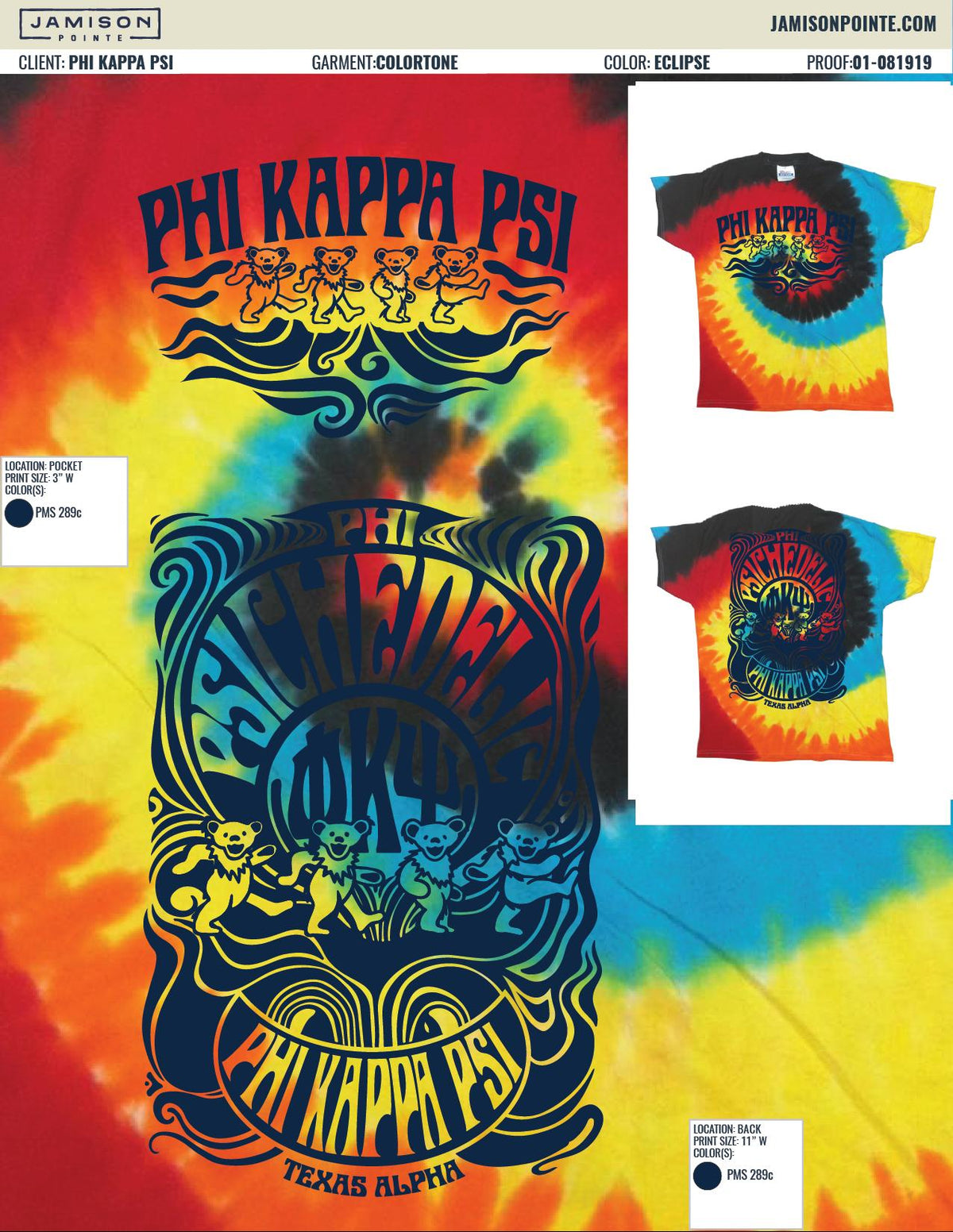 Phi Kappa Psi University of Texas at Austin T-Shirt