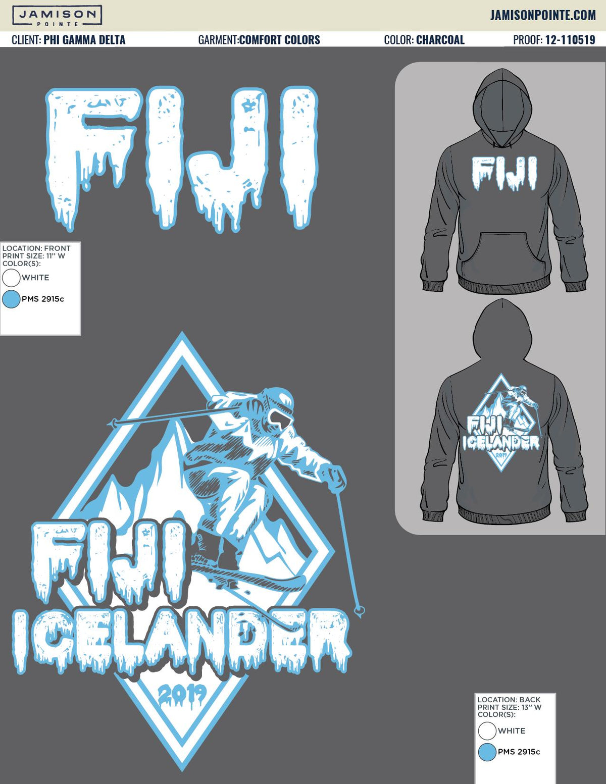 Phi Gamma Delta Florida State University Icelander T-Shirt