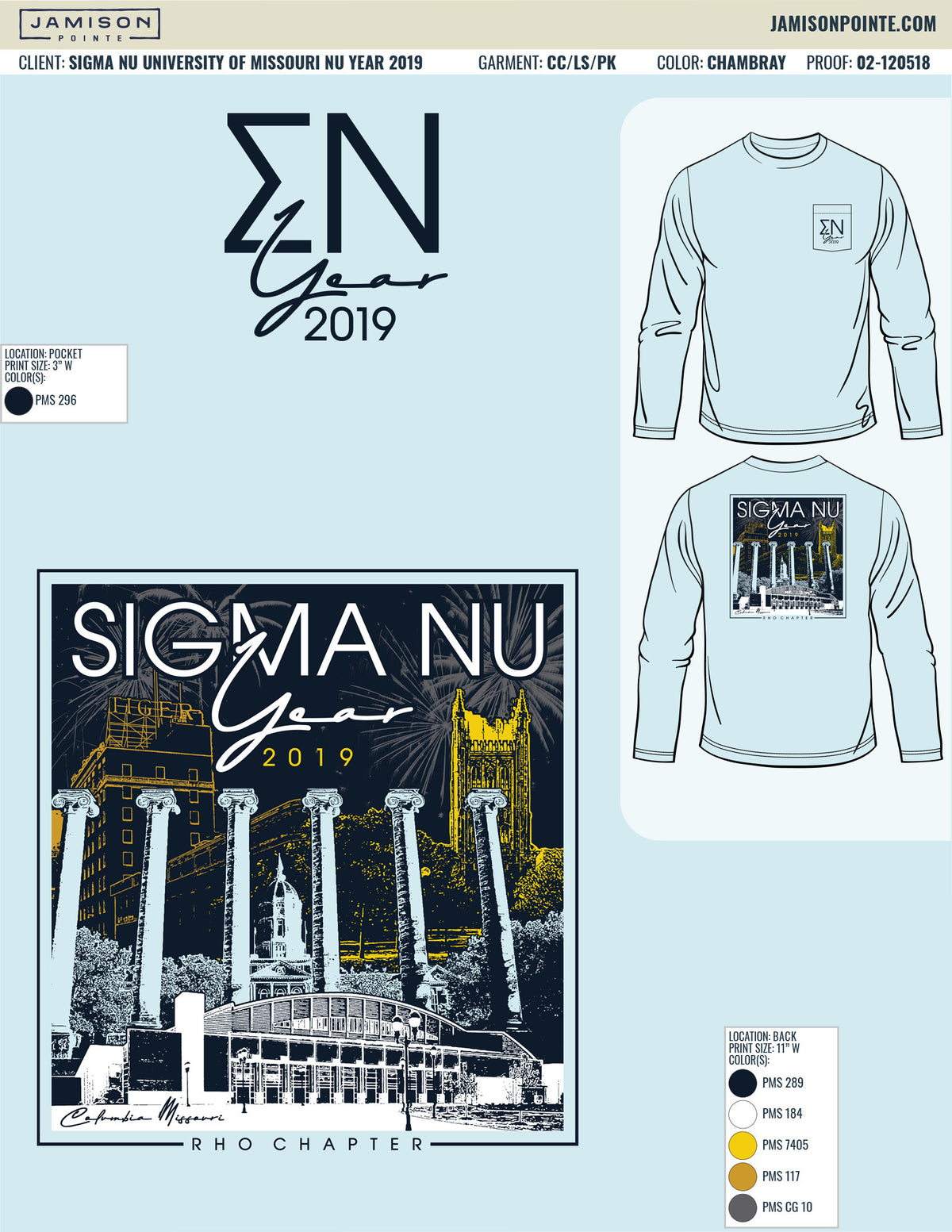 Sigma Nu University of Missouri Nu Year T-Shirt
