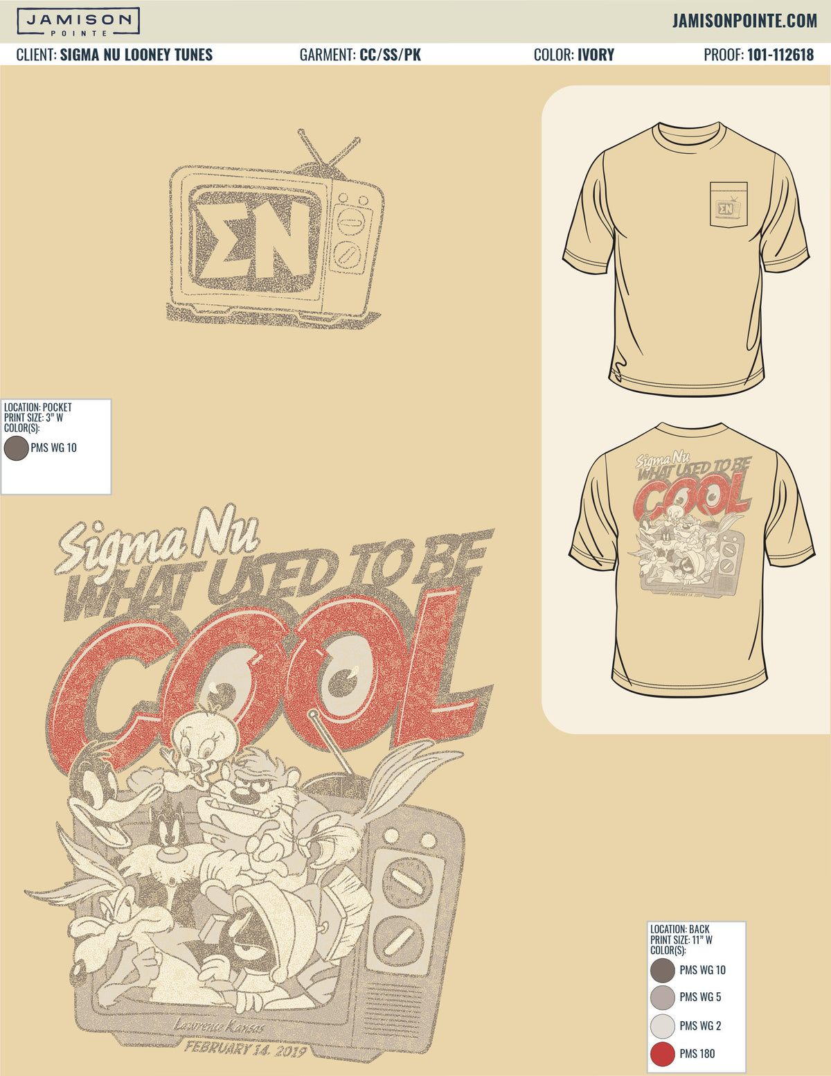 Sigma Nu Looney Tunes T-Shirt