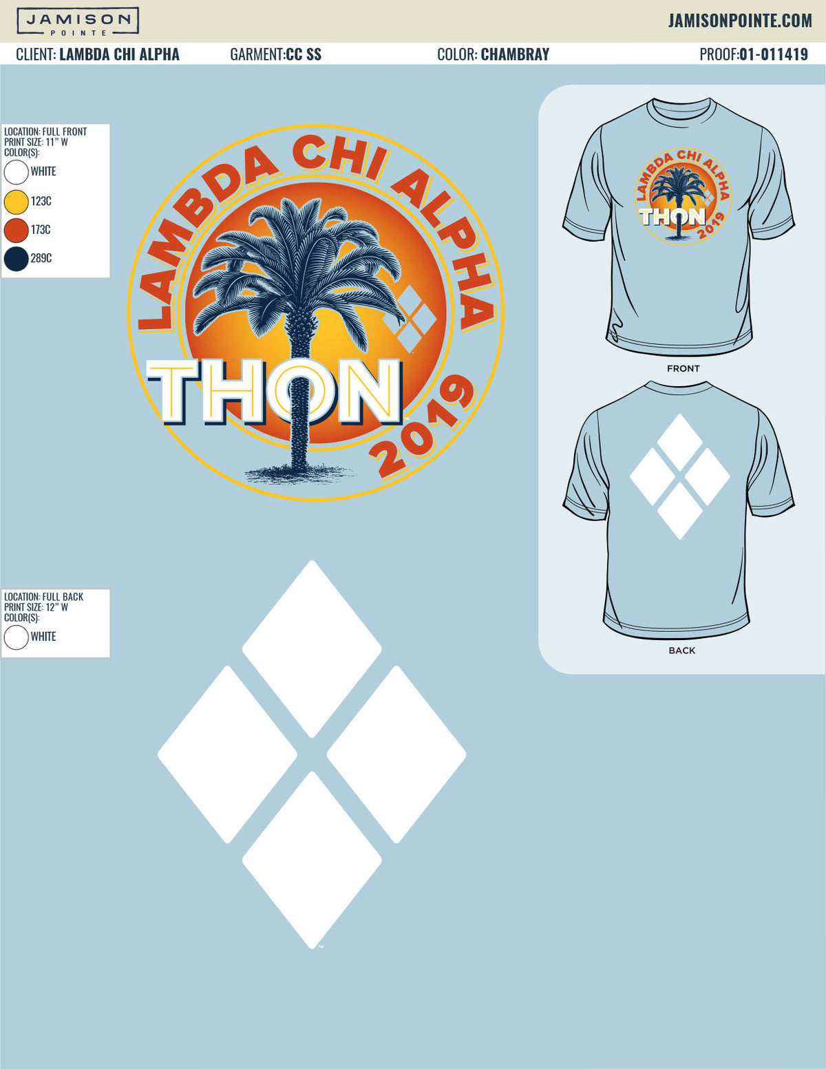 Lambda Chi Alpha Pennsylvania State University THON T-Shirt