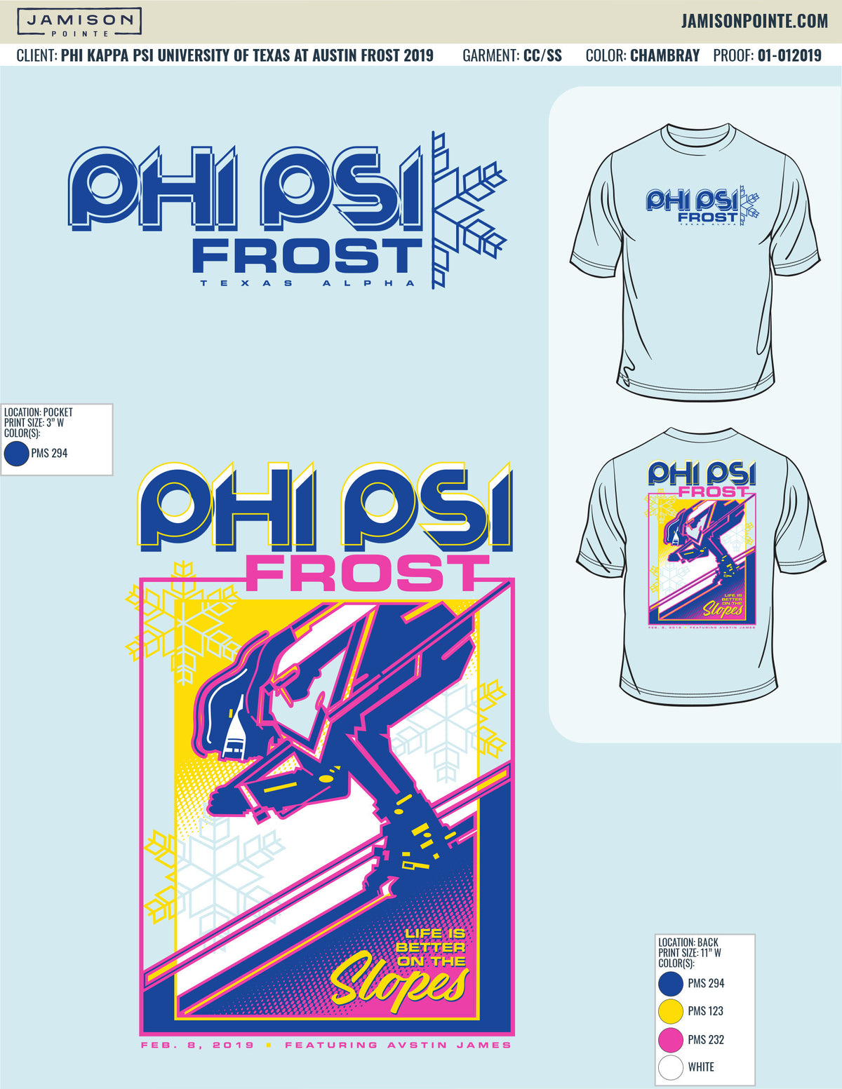 Phi Kappa Psi University of Texas at Austin Frost T-Shirt