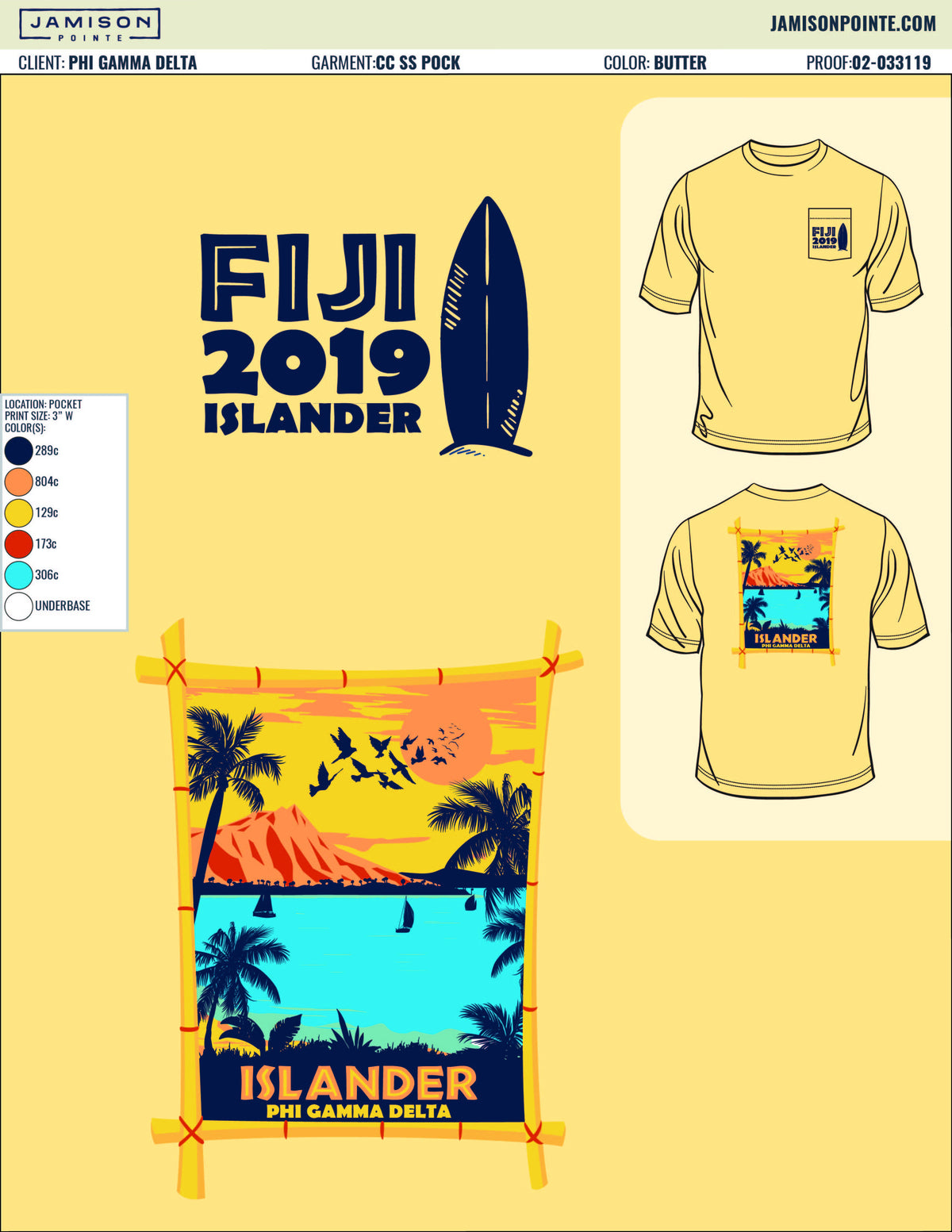 Phi Gamma Delta Missouri State University Islander T-Shirt