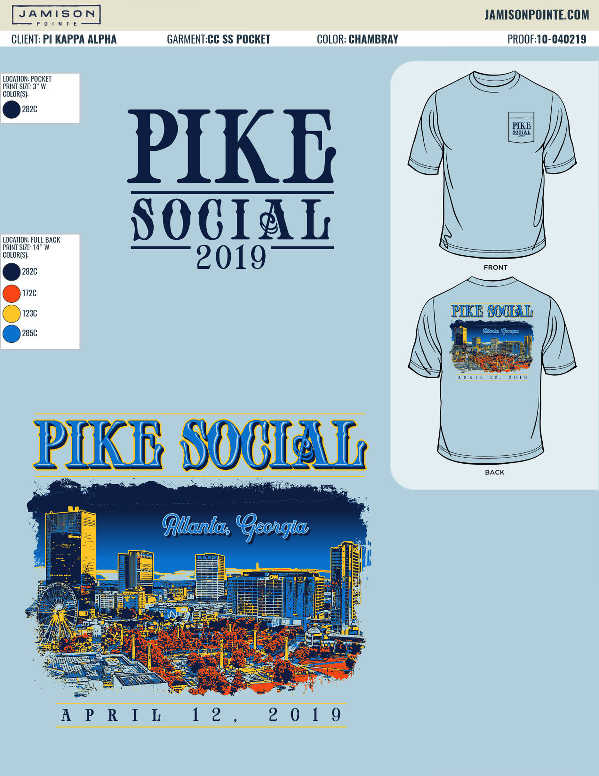 Pi Kappa Alpha Georgia Tech Social T-Shirt