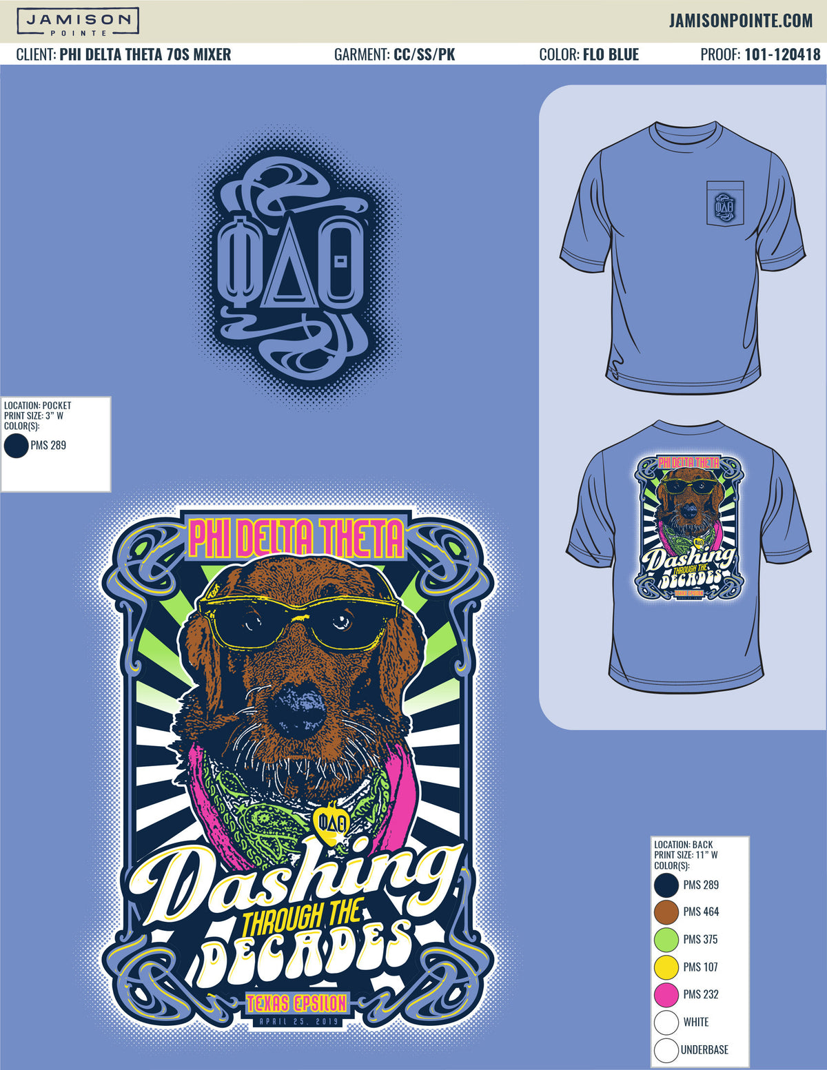 Phi Delta Theta 70s T-Shirt