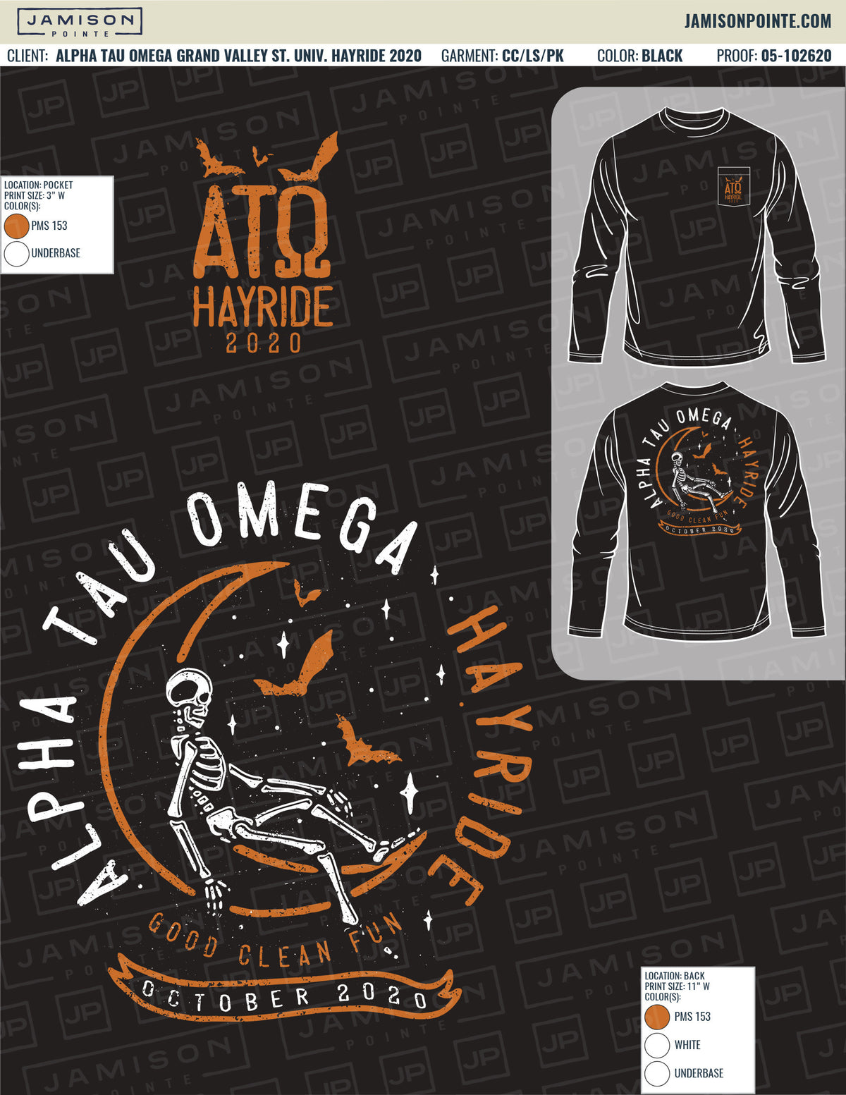 Alpha Tau Omega Grand Valley State University Hayride T-Shirt