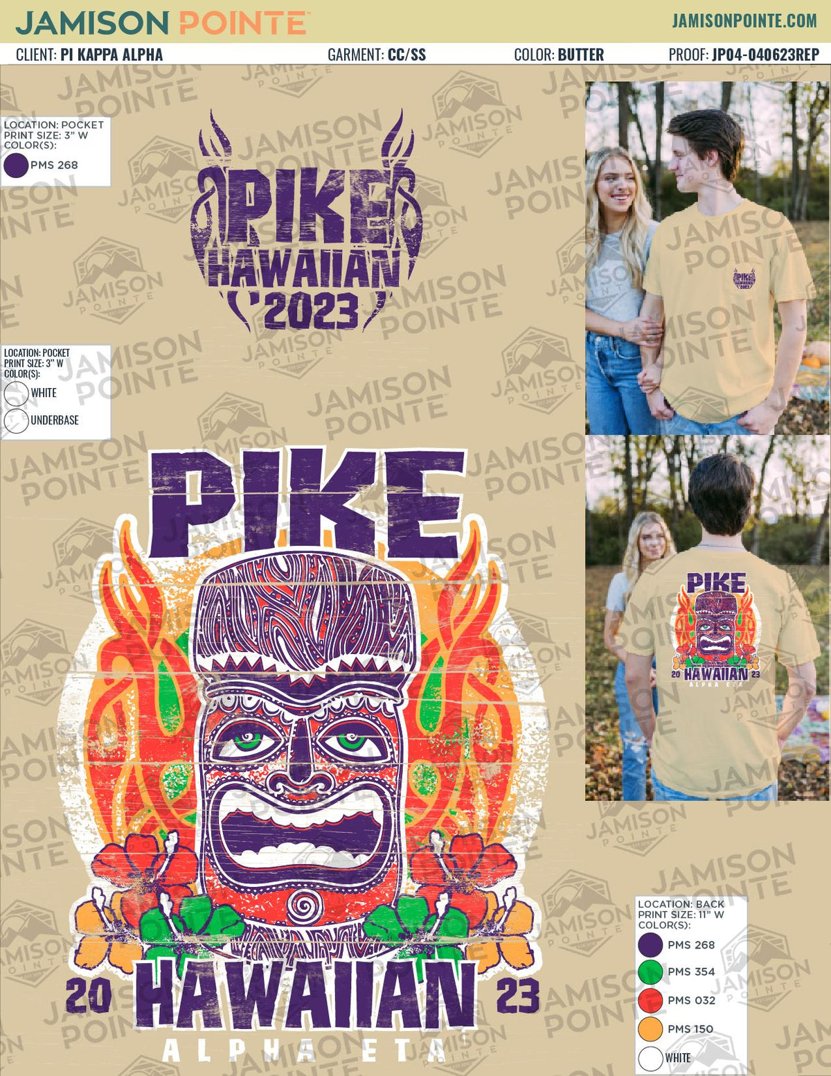 Pi Kappa Alpha University of Florida Hawaiian T-Shirt