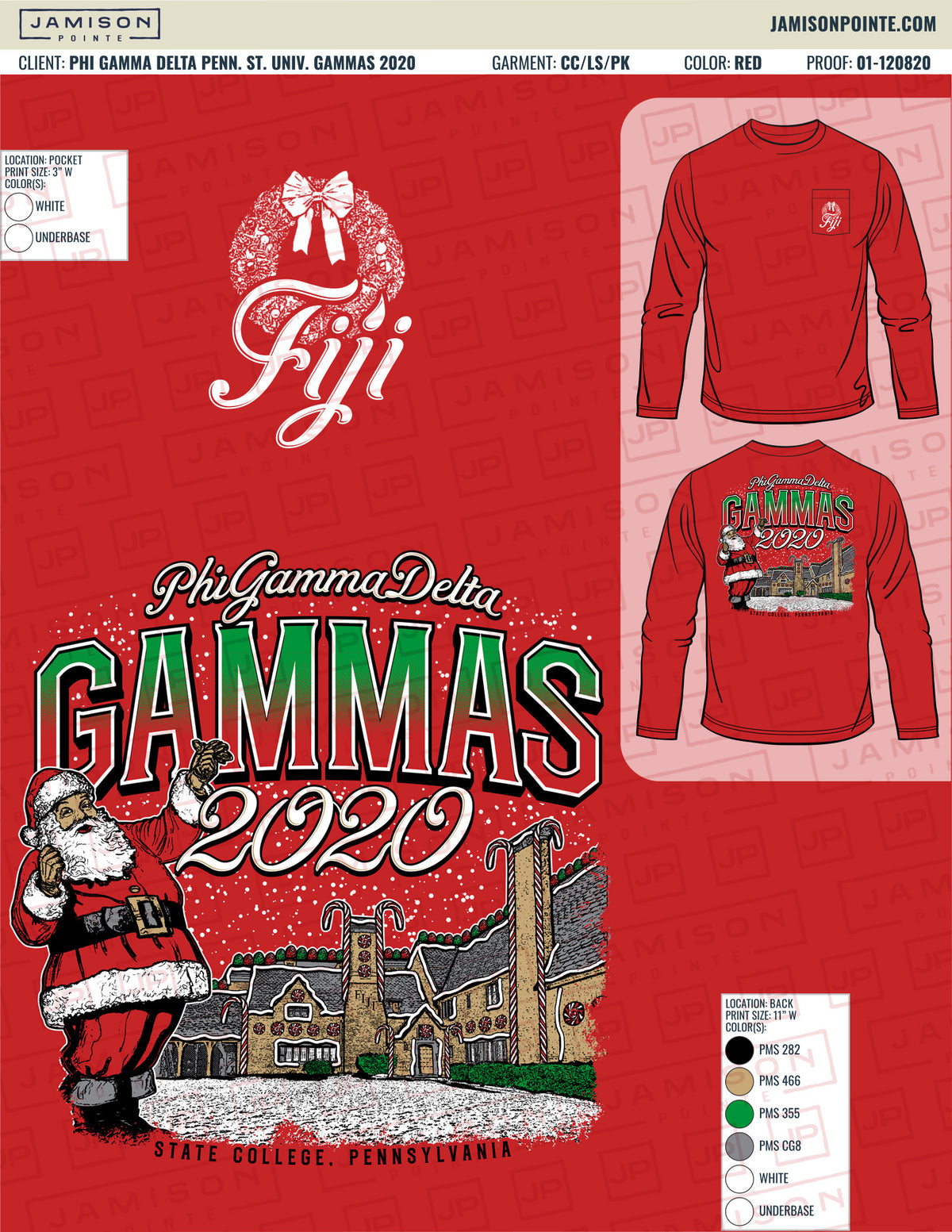 Phi Gamma Delta Pennsylvania State University Gammas T-Shirt