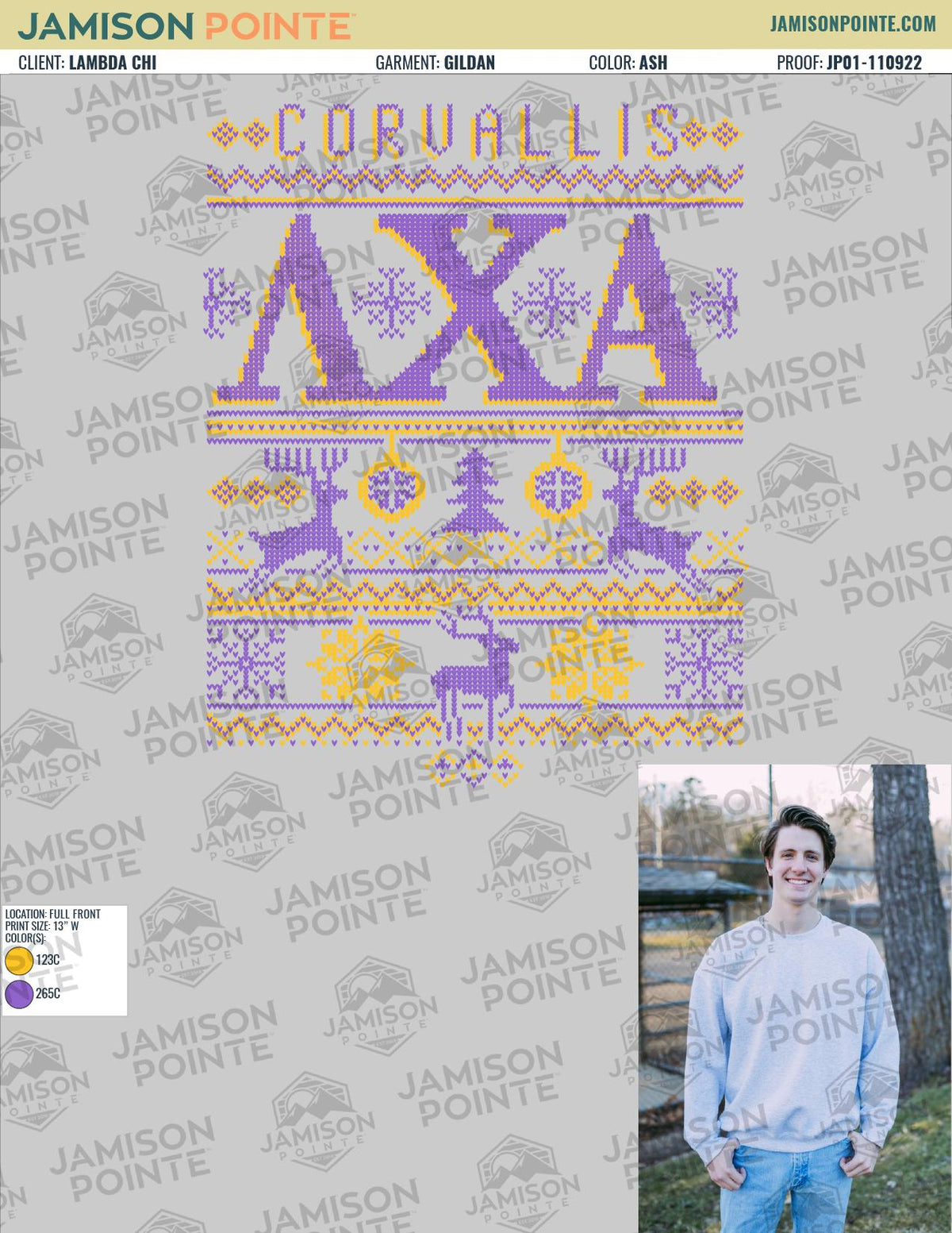 Lambda Chi Alpha Oregon State University Christmas T-Shirt