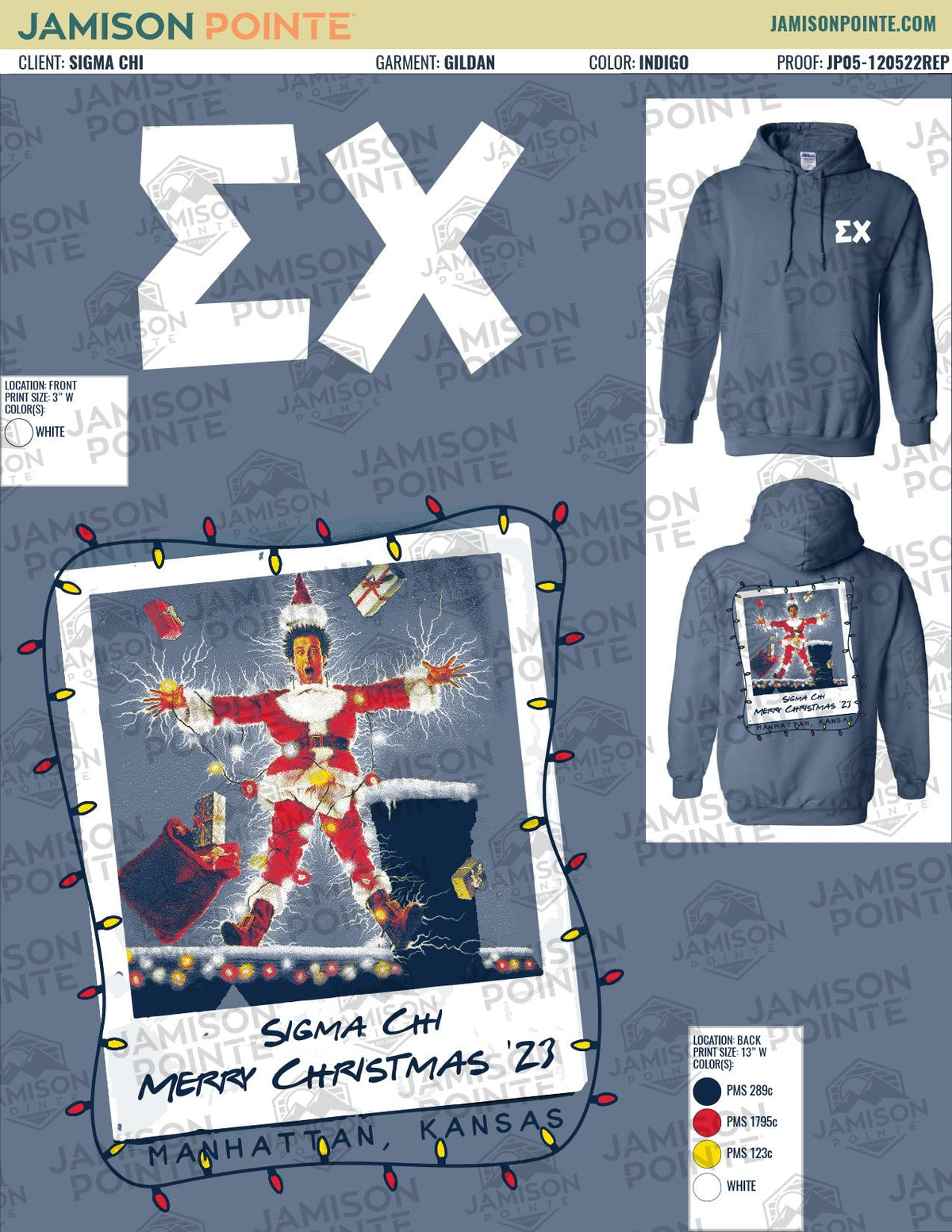 Sigma Chi Kansas State University Christmas Hoodie